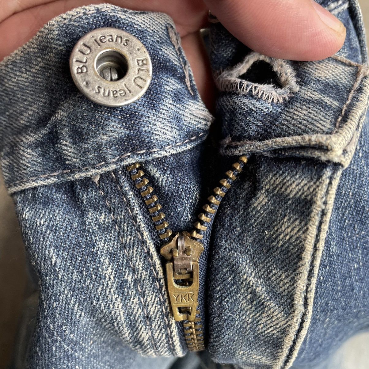 Japanese Brand 🔥American Blu Jeans Distress Baggy Bushpants Denim Size US 37 - 11 Thumbnail