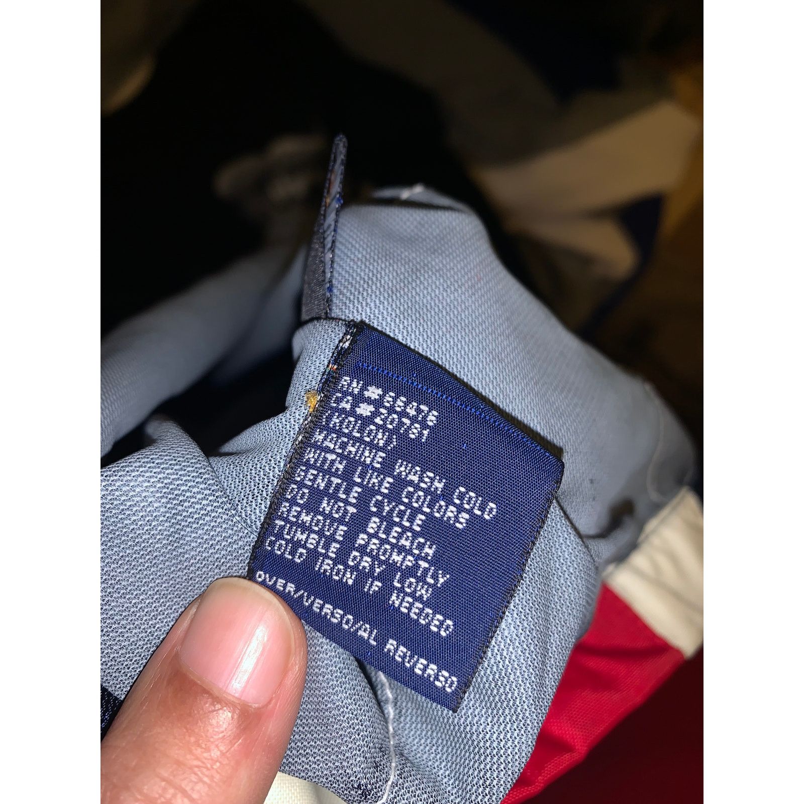 Tommy Hilfiger Vintage 90s Tommy Jeans Jacket Large USA Flag Stars Korea Size US L / EU 52-54 / 3 - 15 Thumbnail