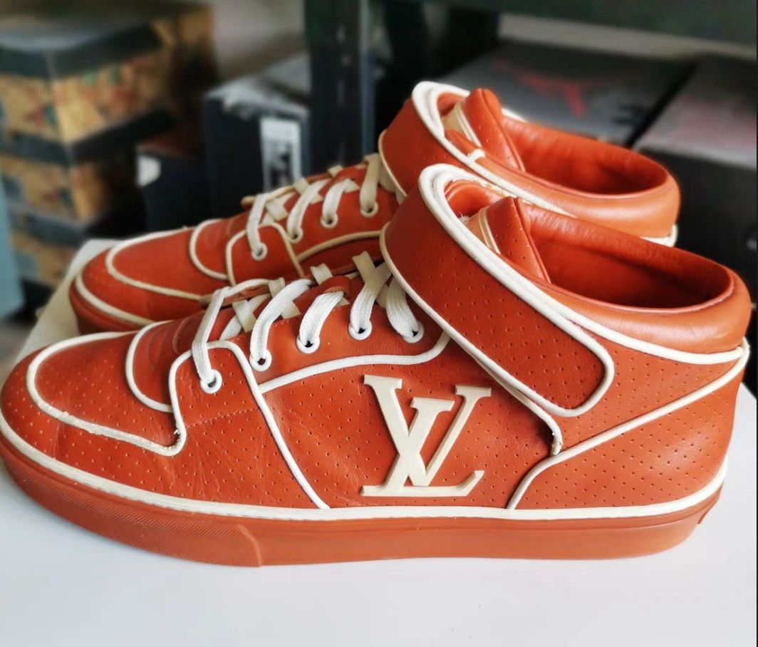 Louis Vuitton Louis Vuitton High Top Velcro Sneakers Size US 9 / EU 42 - 5 Thumbnail