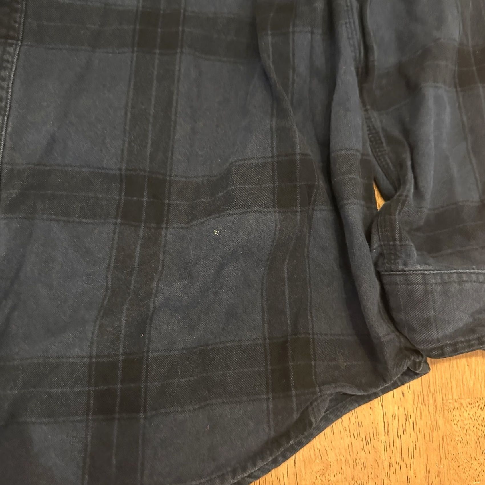 Carhartt VINTAGE Carhartt Loose Fit Heavy Flannel Shirt XL Blue Plaid Men Size US XL / EU 56 / 4 - 2 Thumbnail