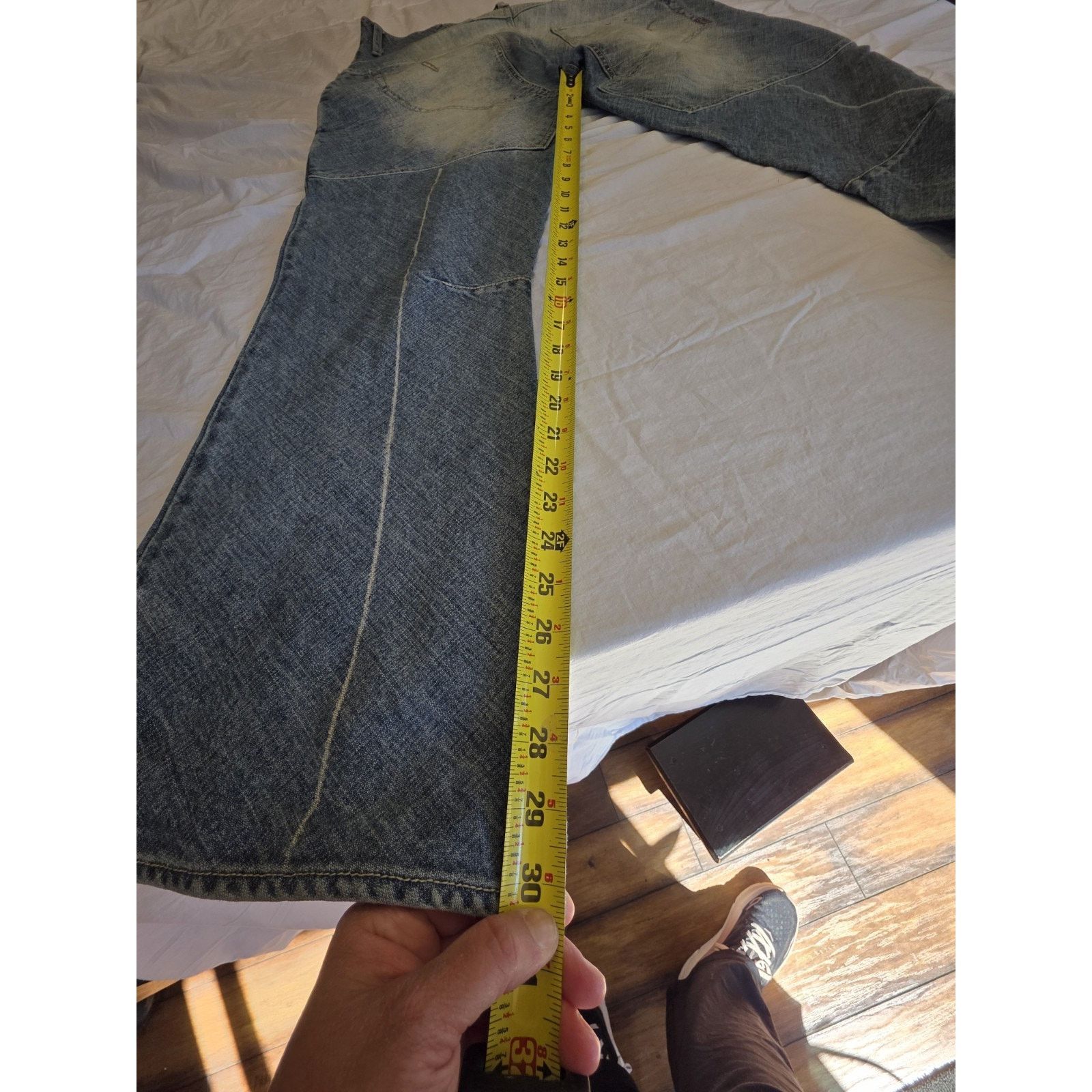 Other Indigo Red Men's Size 34 X 30 Lux Industrial Denim Vintage Size US 34 / EU 50 - 12 Thumbnail