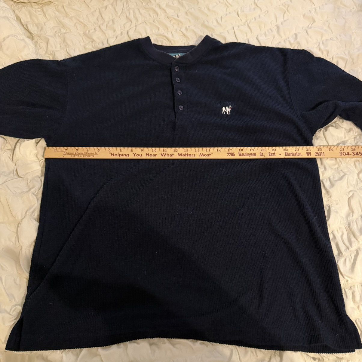 Big Dogs Vintage Big Dogs Henley Thermal Long Sleeve Shirt size XL Size US XL / EU 56 / 4 - 5 Thumbnail