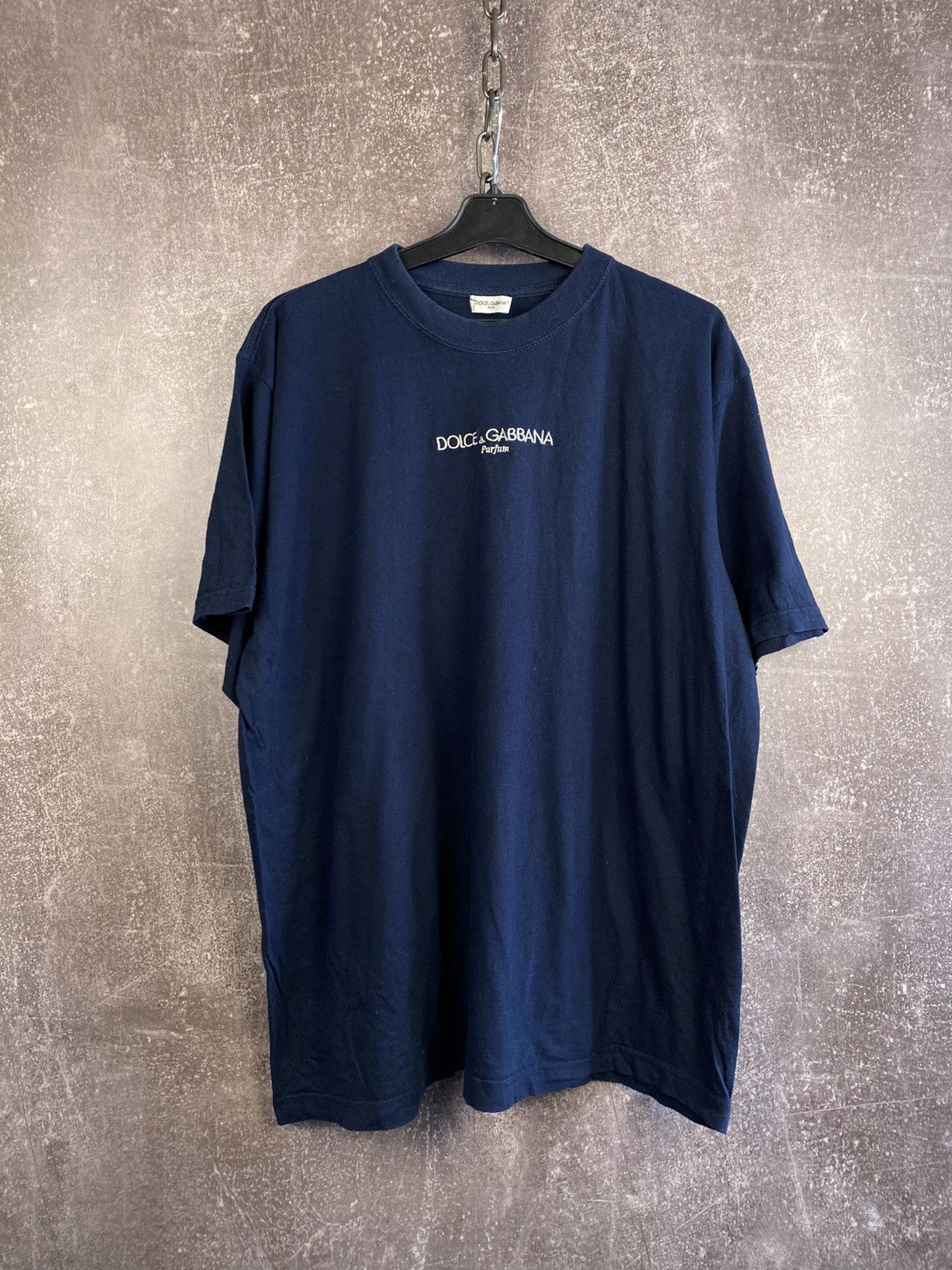 Designer × Dolce & Gabbana Dolce & Gabbana Parfum T-Shirt x Vintage Size US XL / EU 56 / 4 - 1 Thumbnail