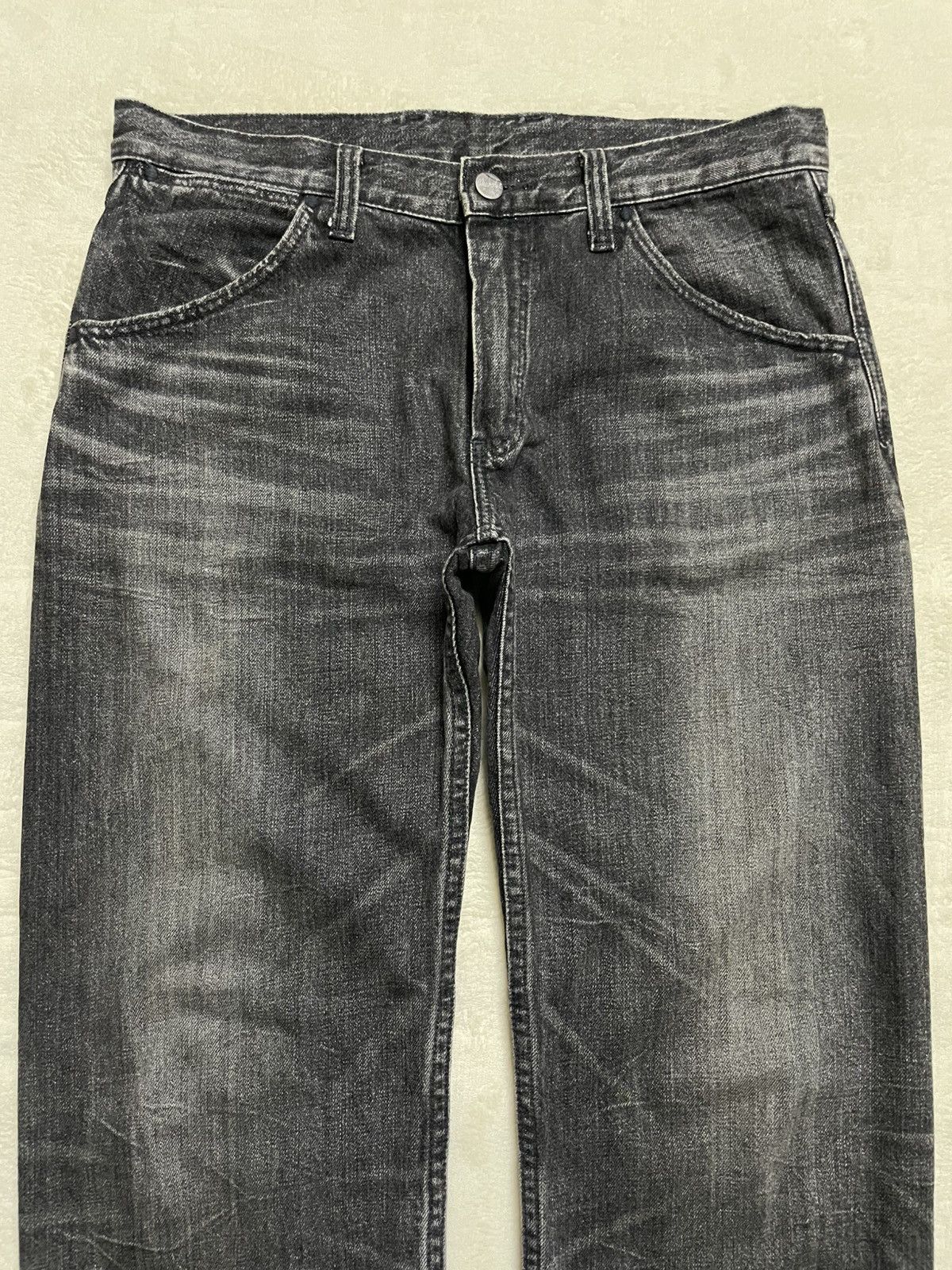 Wrangler Vintage Wrangler Japanese Brand Mudwash Dark Jeans Size US 32 / EU 48 - 2 Thumbnail
