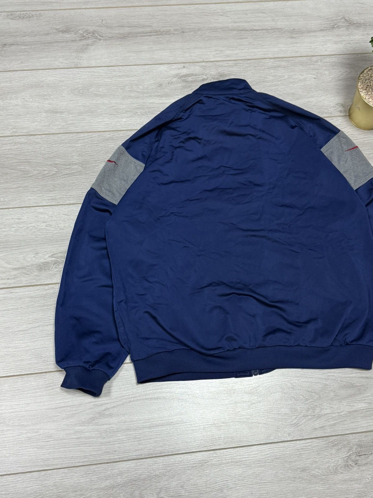 Vintage Nike USA 90s vintage track jacket big swoosh monogram Size US XL / EU 56 / 4 - 8 Thumbnail