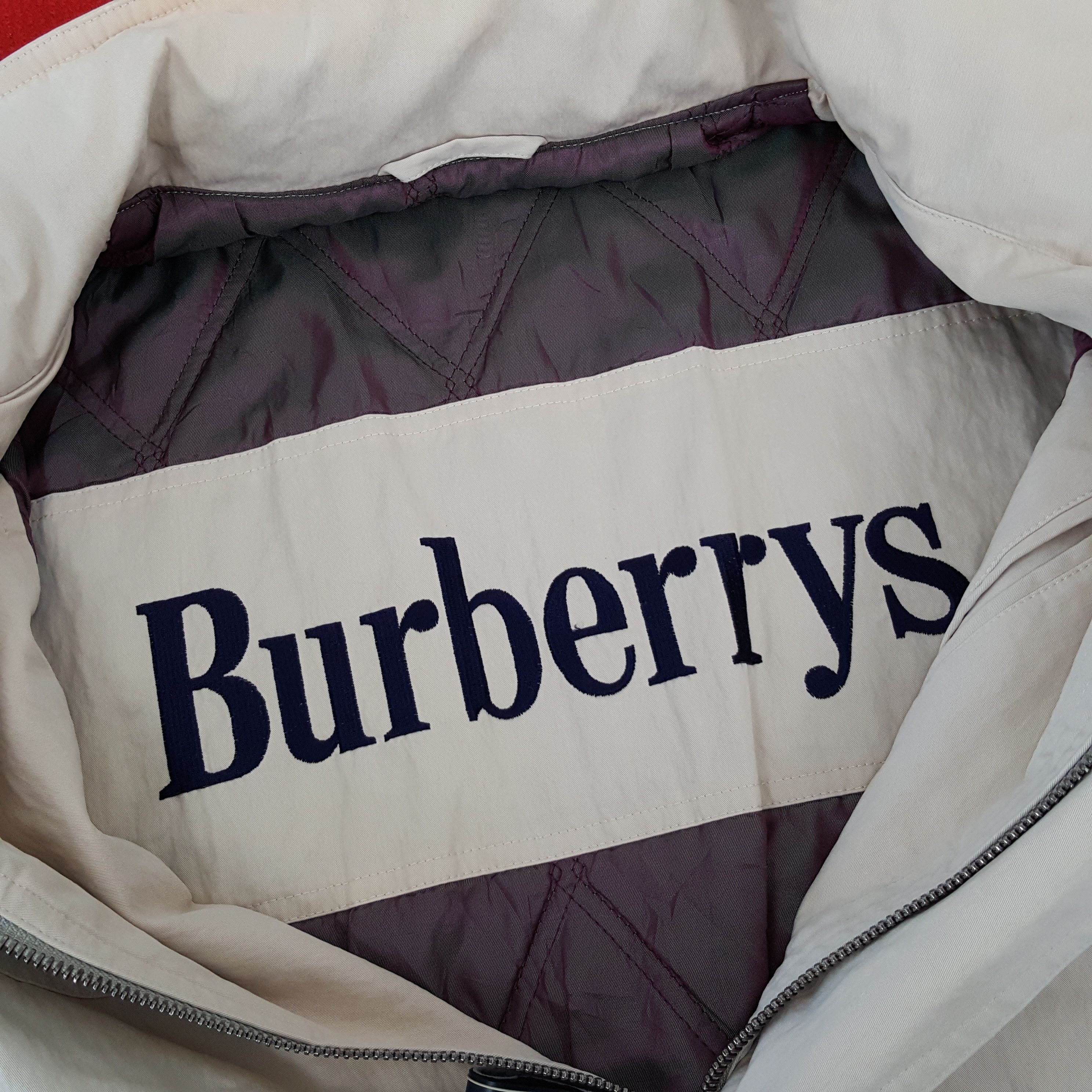 Burberry × Vintage Burberrys Luxury Brand Winter Style Small Logo Jacket Size US XL / EU 56 / 4 - 7 Thumbnail