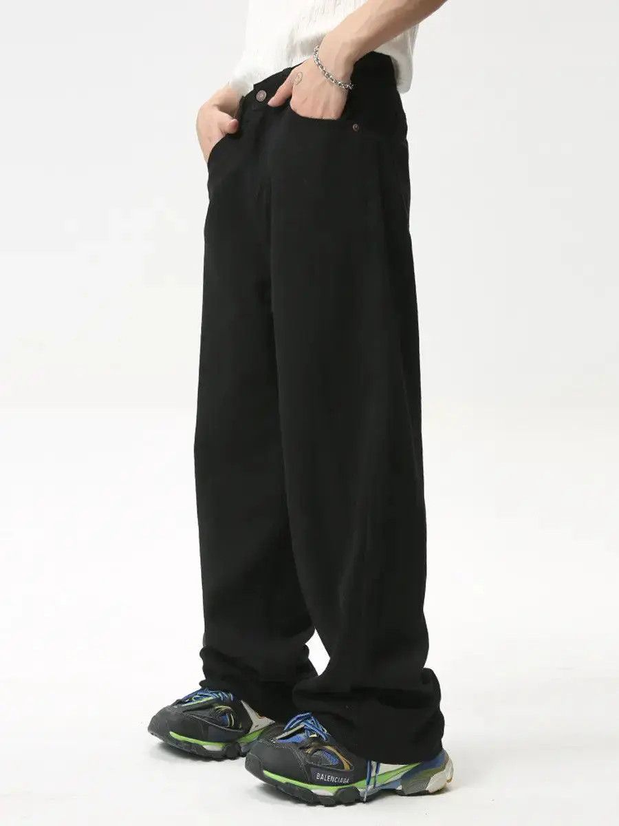 Japanese Brand Retro straight tube loose casual jeans Size US 32 / EU 48 - 2 Thumbnail