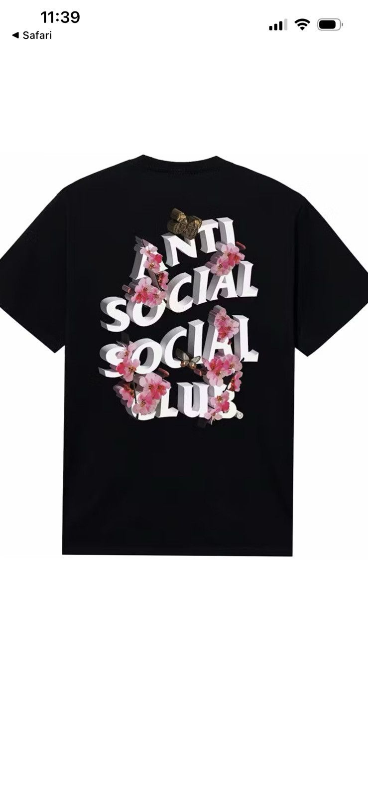 Anti Social Social Club Anti social social club tee Size US M / EU 48-50 / 2 - 3 Thumbnail