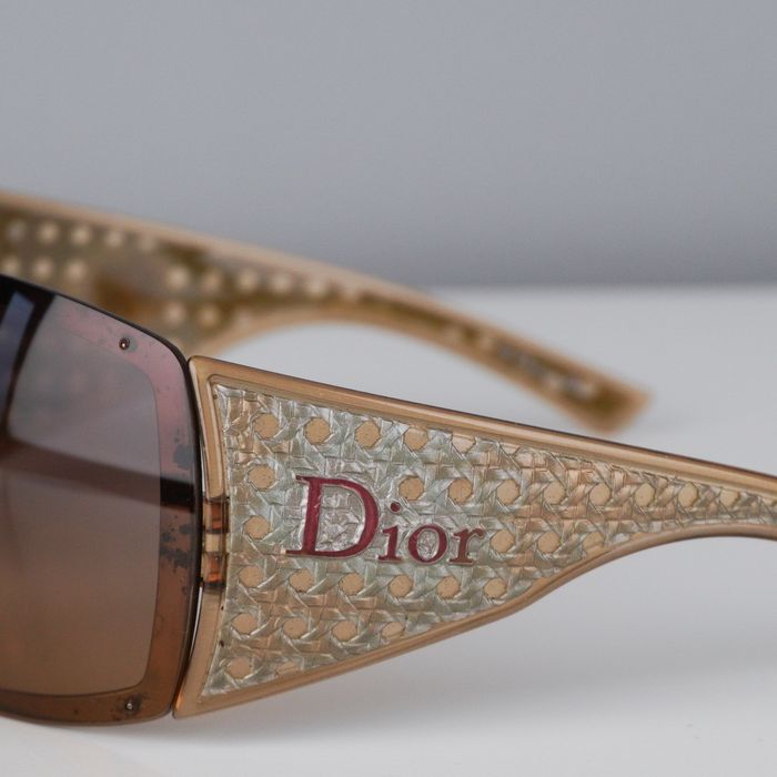 Dior Vintage 90’s Christian Dior Mask Logo Shield Sunglasses Grailed