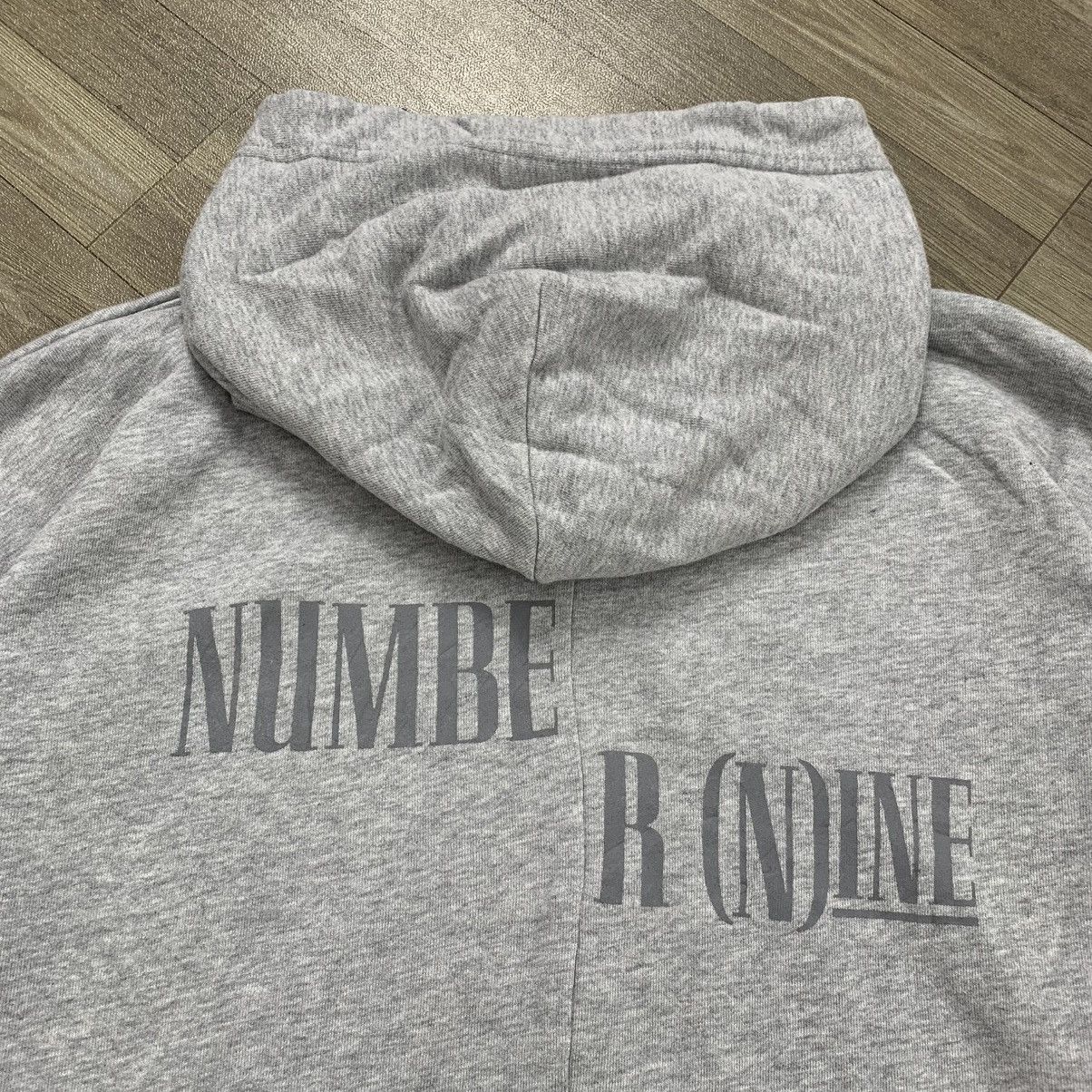 Number (N)ine Vintage Number (N)ine Denim Music Spell Out Grey Hoodie Size US M / EU 48-50 / 2 - 2 Thumbnail