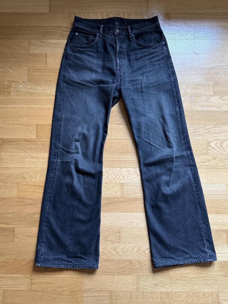 Acne Studios Acne Studios 2021M Loose Bootcut Black 30/34 Size US 30 / EU 46 - 1 Thumbnail