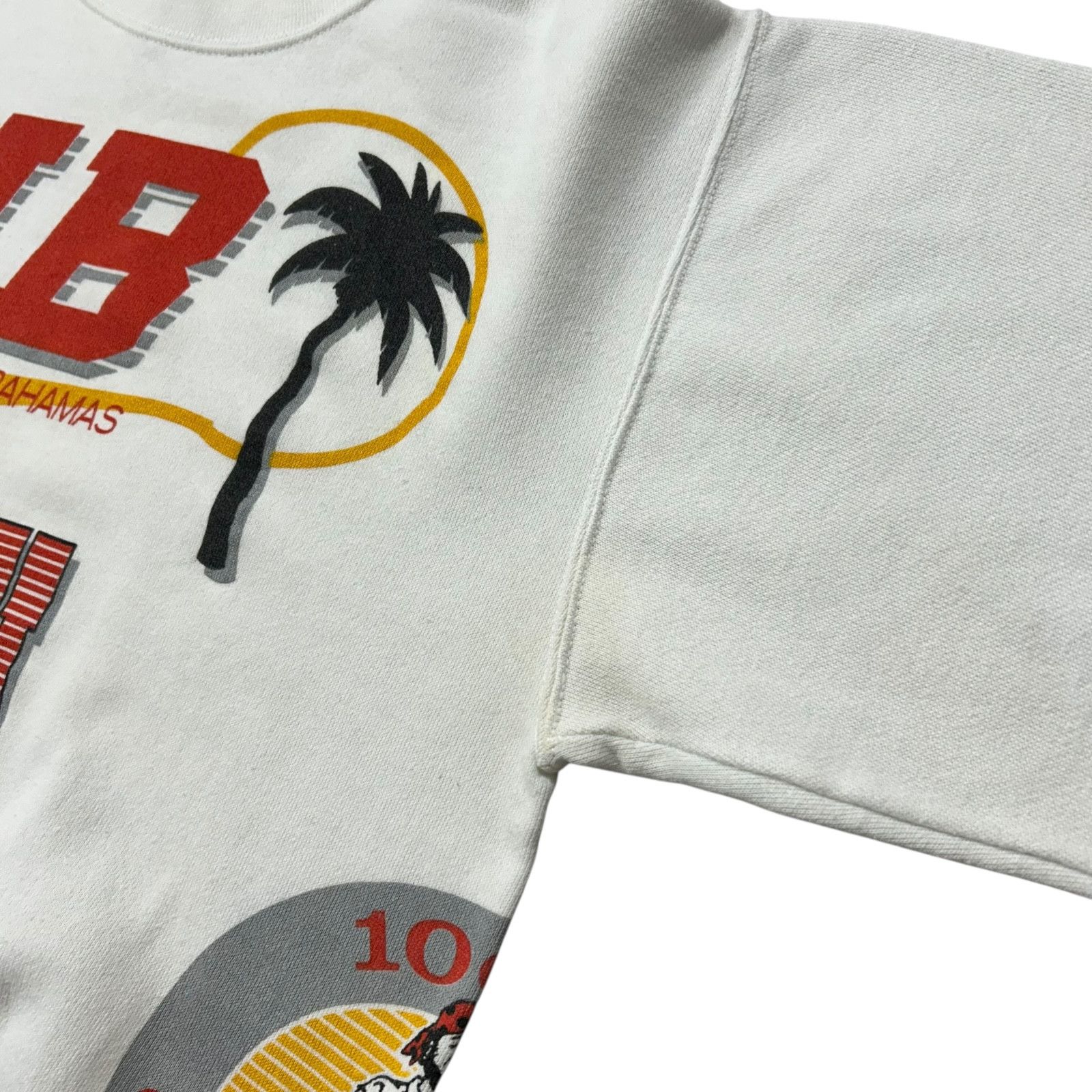 Vintage UNIVERSITY OF THE BAHAMAS NASSAU CARIBBEAN SWEATSHIRT AOP Size US M / EU 48-50 / 2 - 11 Thumbnail