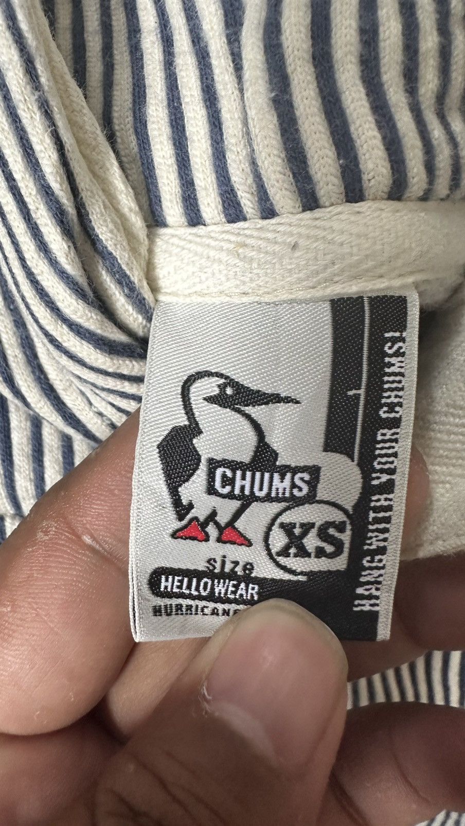 Chums VINTAGE CHUMS HICKORY BUTTON HOODIE Size US M / EU 48-50 / 2 - 7 Thumbnail