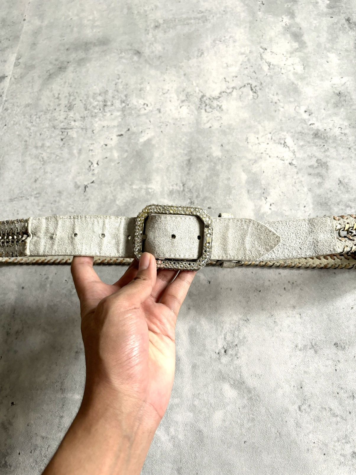 If Six Was Nine Leather Good Design Chain Belt 🐦 Size ONE SIZE - 4 Thumbnail