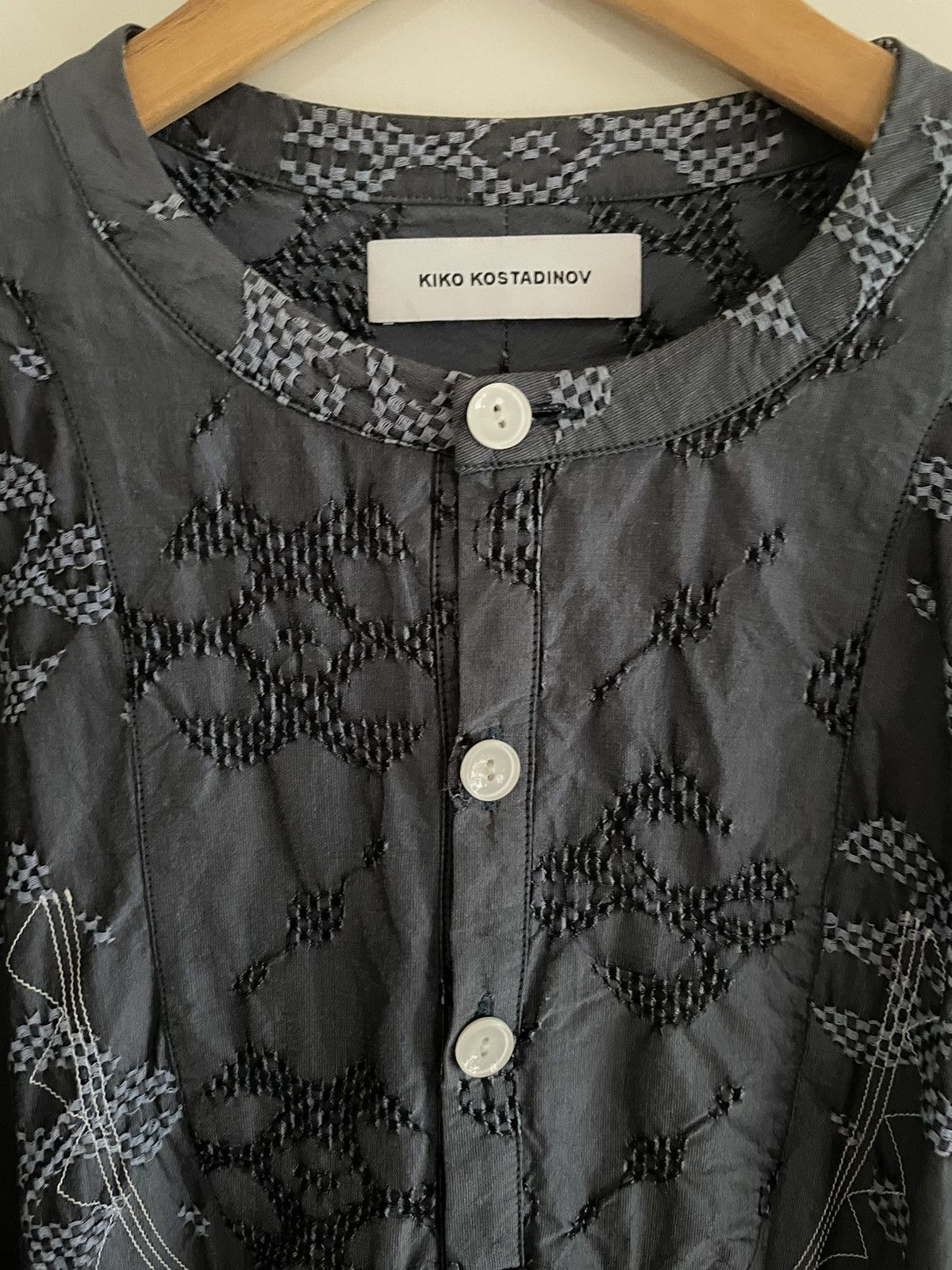 Kiko Kostadinov Kutch Sapphire Shirt- Interviews by the River 00062019 Size US L / EU 52-54 / 3 - 8 Thumbnail