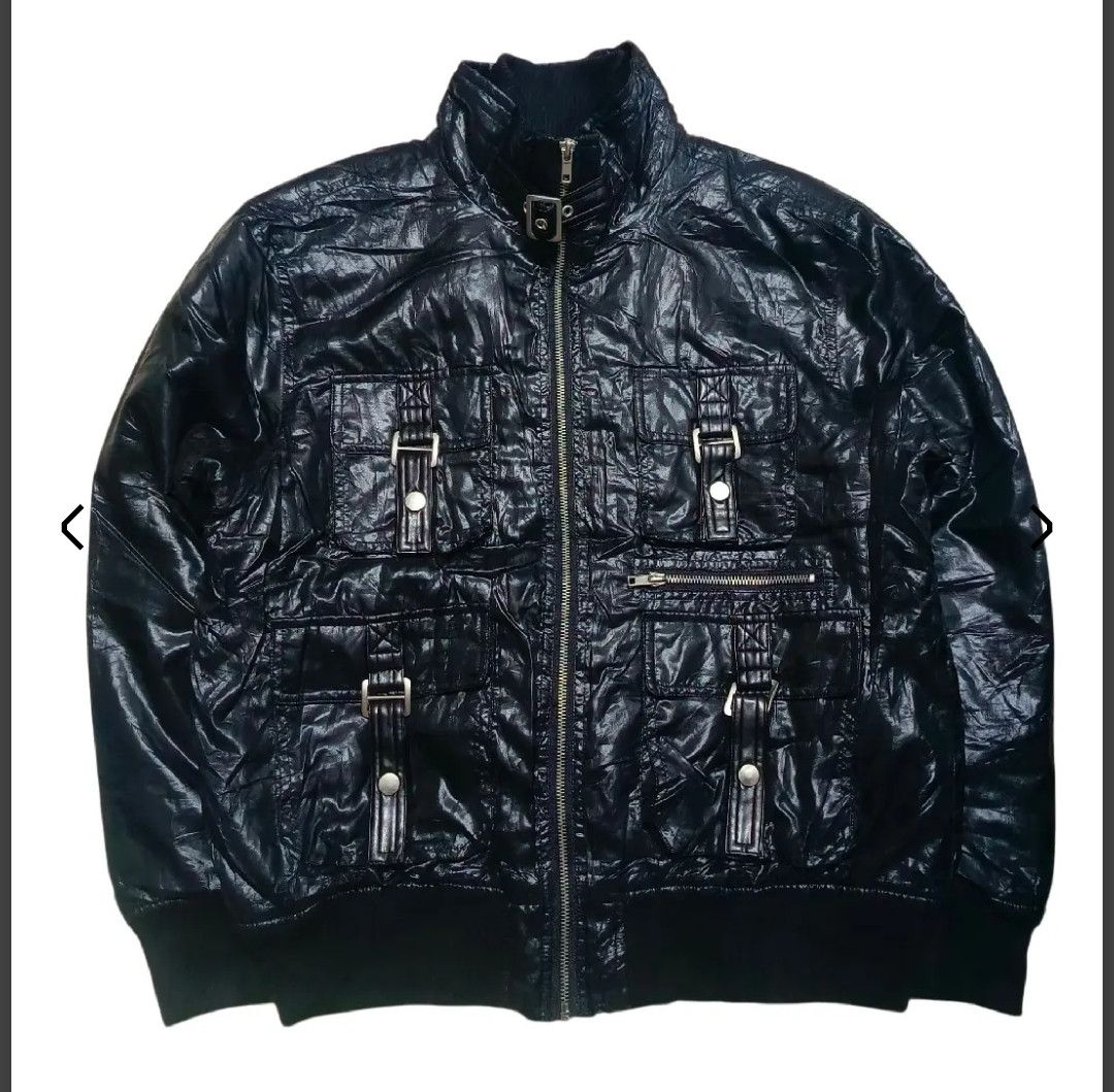 Isamu Katayama Backlash 🇯🇵THURUXTON JAPANESE COLLAR DOUBLE LAYER PUFFER RIDERS Size US M / EU 48-50 / 2 - 4 Thumbnail
