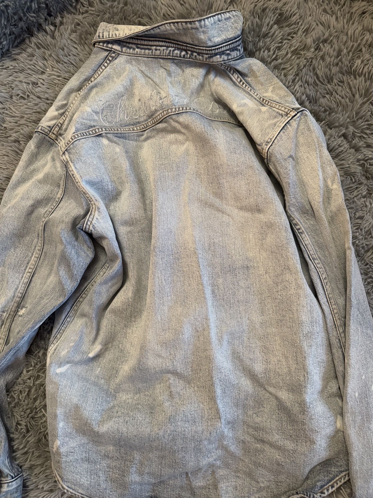 Dior Dior x Kenny Scharf Washed blue denim long sleeve tshirt Size US M / EU 48-50 / 2 - 3 Thumbnail