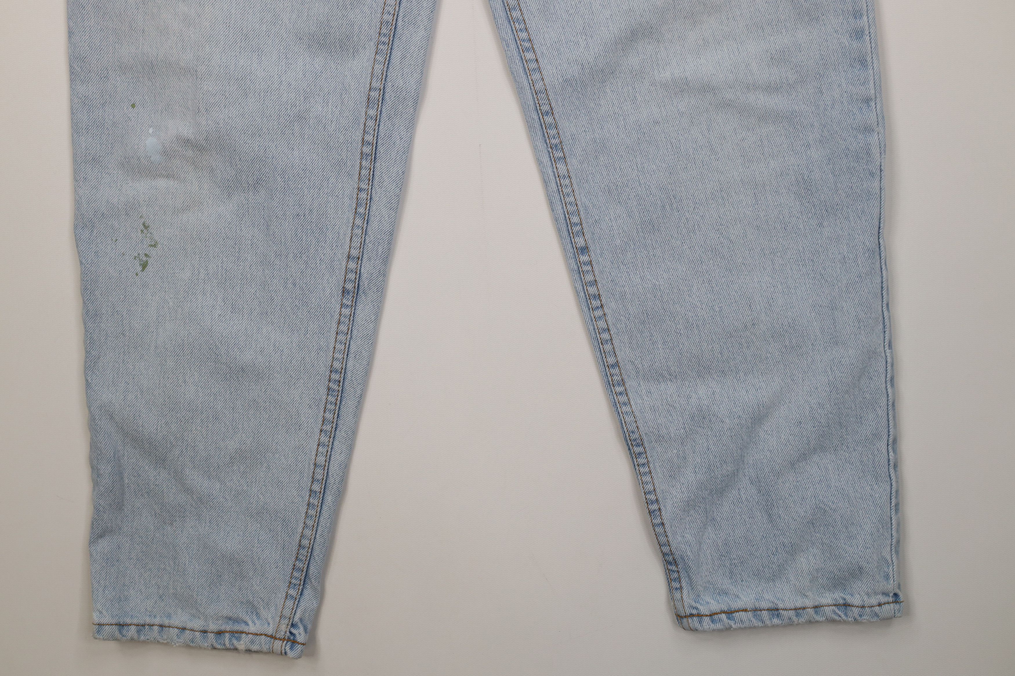 Levi's Vintage 90s Levis 15951 Orange Tab Short Tapered Leg Jeans Size 34" / US 12 / IT 48 - 4 Thumbnail