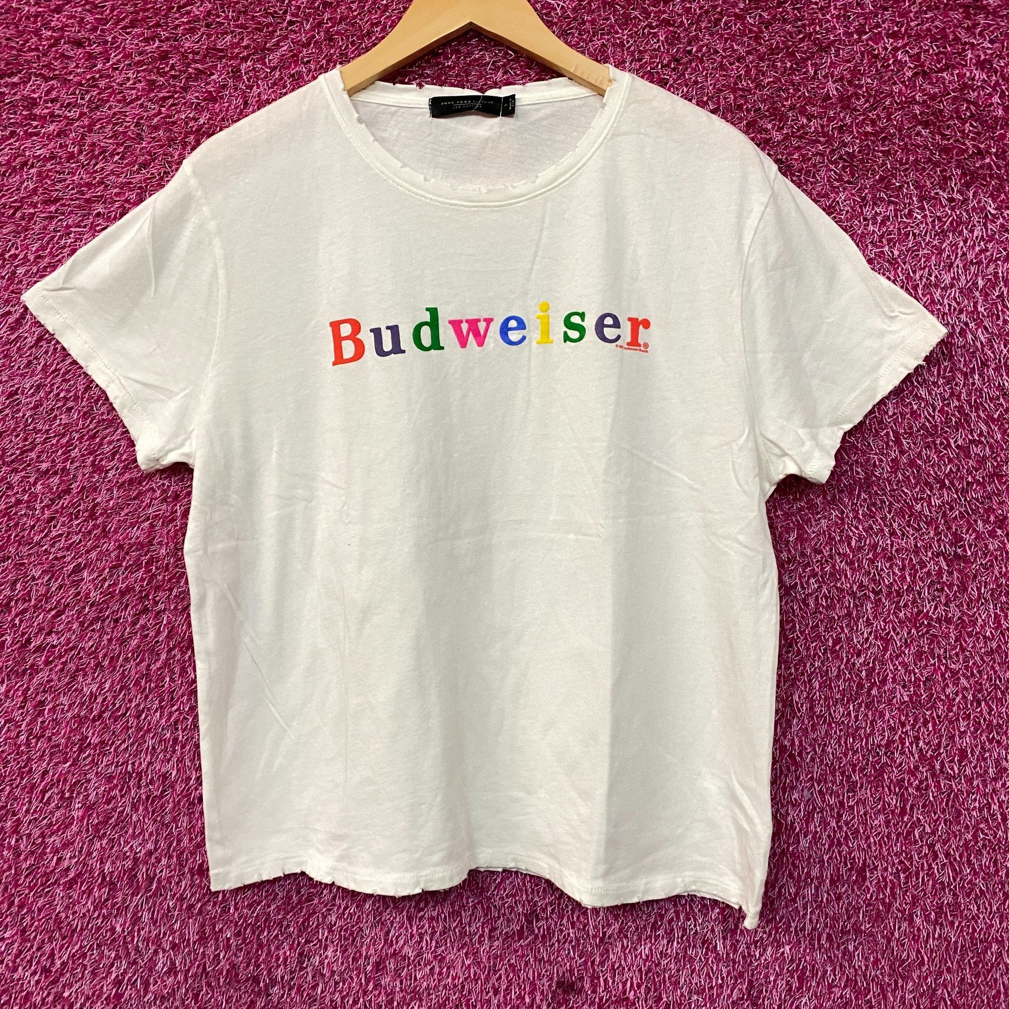 Junk Food Junk Food Rainbow Budweiser King of Beers T-Shirt Large Size US L / EU 52-54 / 3 - 1 Thumbnail