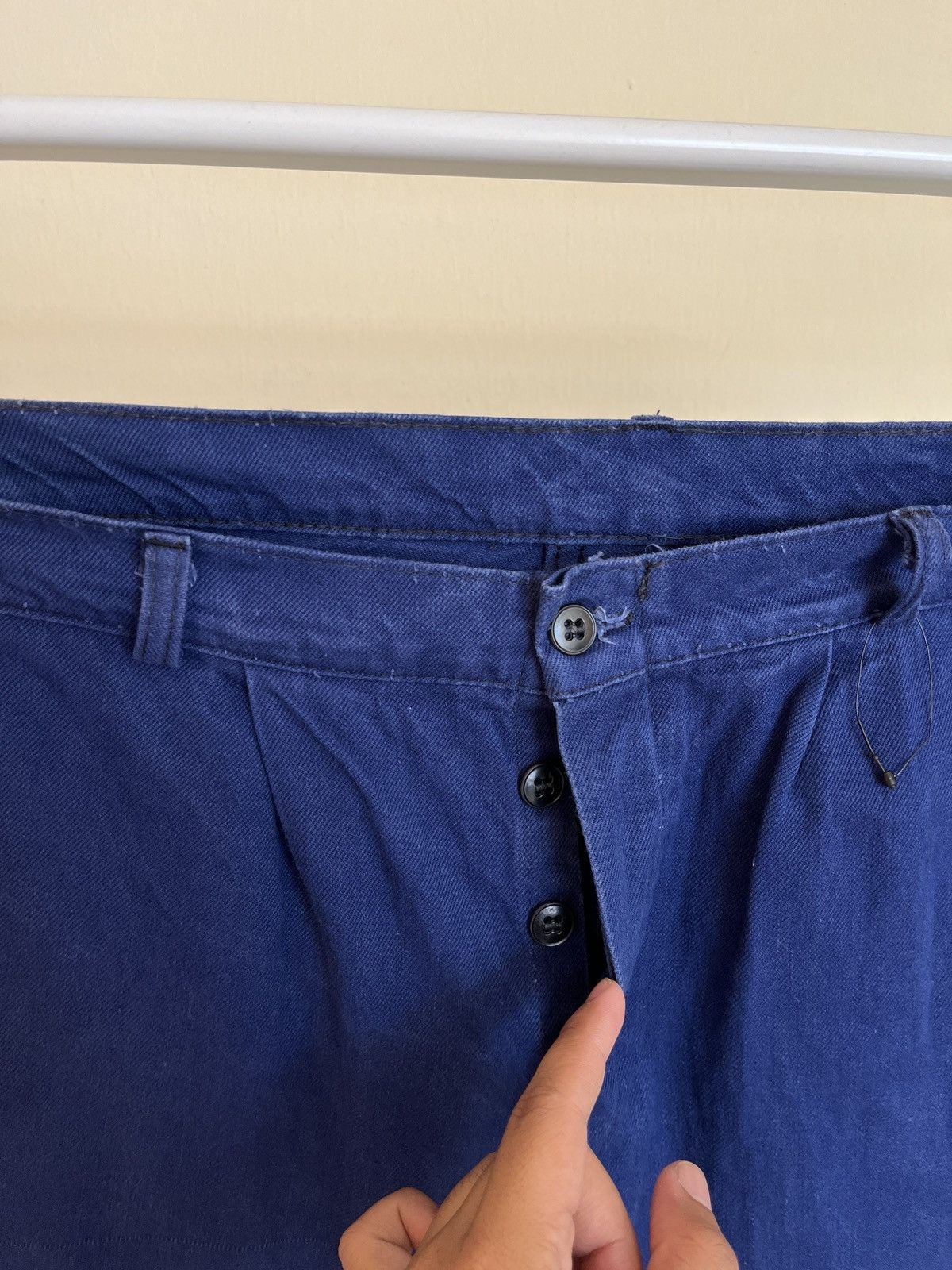 Le Laboureur Vintage 70s / 80s French Work Pants Size US 41 - 7 Thumbnail