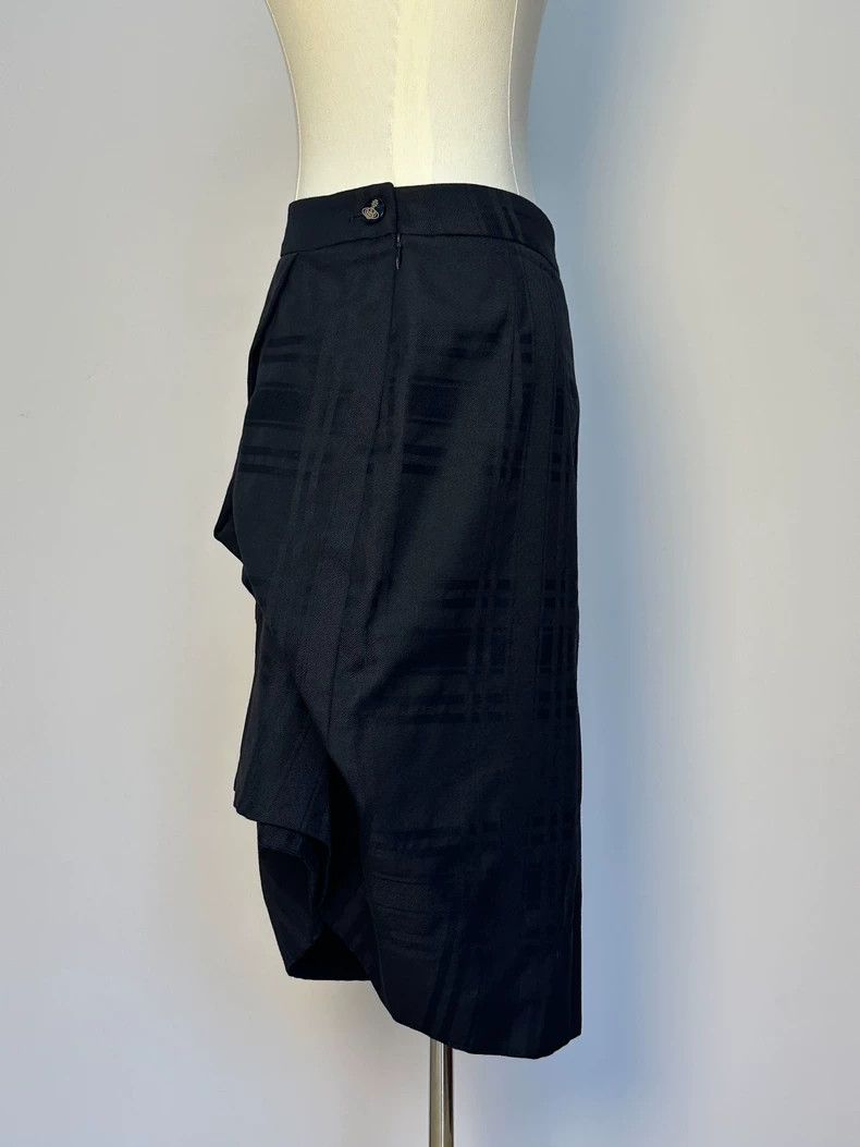 Vivienne Westwood Vivienne Westwood size2 A long dress with irregular black p Size 27" / US 4 / IT 40 - 3 Thumbnail