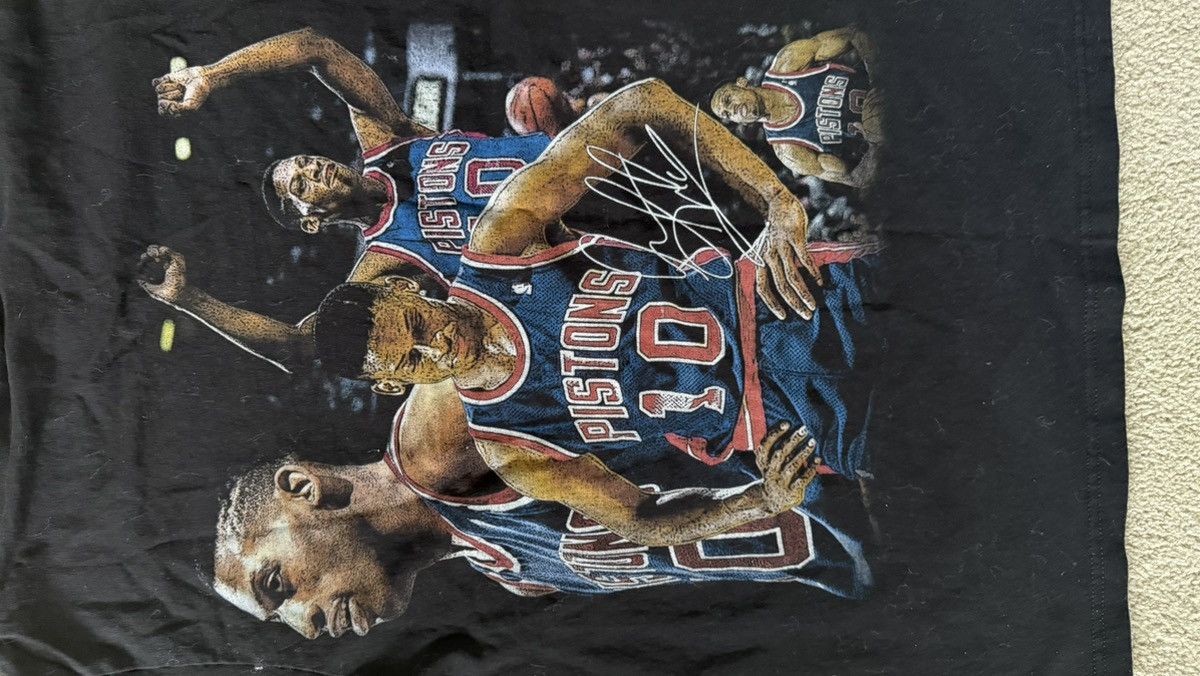 Other Vintage Dennis Rodman Big Face Tee Size US L / EU 52-54 / 3 - 3 Thumbnail