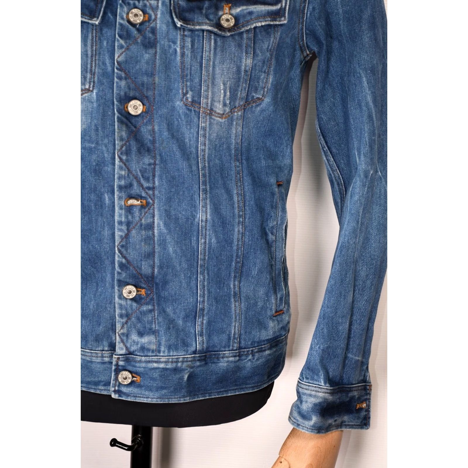 G-Star G-Star Slim Tailor 3D Denim Jacket L Mens Blue Jeans Jacket Size US L / EU 52-54 / 3 - 7 Thumbnail