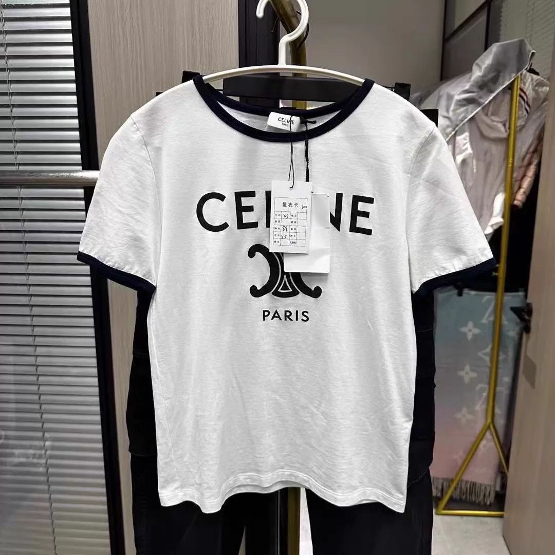 Celine Celine Triomphe Short Sleeve Tee XS New with Tags Size XS / US 0-2 / IT 36-38 - 1 Thumbnail