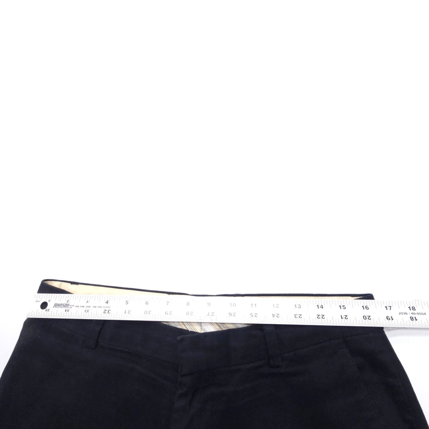 Banana Republic Banana Republic Pants Chino Mens 33x29 Black 100% Cotton Twill Regular Straight Preppy Vintage? No Size US 33 - 7 Thumbnail