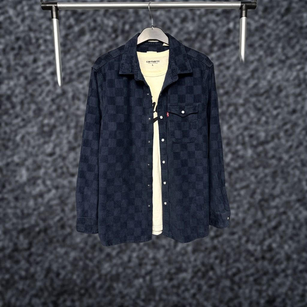 Levi's Levi's Mens Corduroy Flannel Shirt L Size US L / EU 52-54 / 3 - 1 Thumbnail