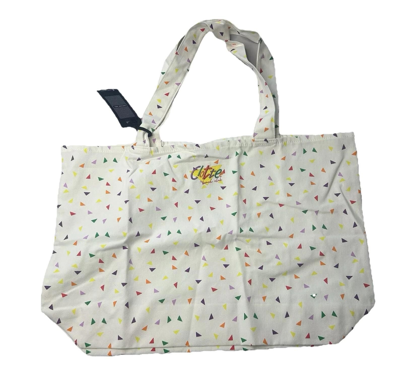 CLOT Clottee Beach Club Tote Bag White 90’s Miami Clot NWT Size ONE SIZE - 1 Thumbnail