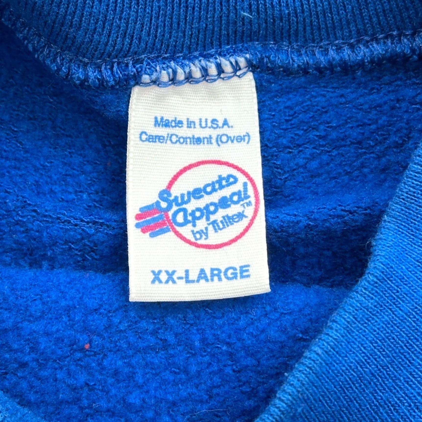 Tultex VINTAGE Tultex Sweatshirt Mens 2XL Blue Raglan Pullover USA 80s Sweats Appeal Shirt Pullover Mens 80s USA Blue Raglan Tultex Sweatshirt Size US XXL / EU 58 / 5 - 4 Thumbnail