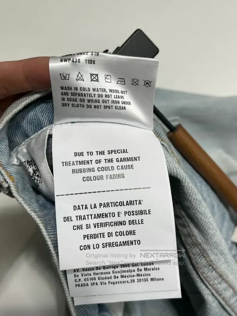 Miu Miu Miu Miu 29 Pocket patch logo jeans Size 29" - 7 Thumbnail