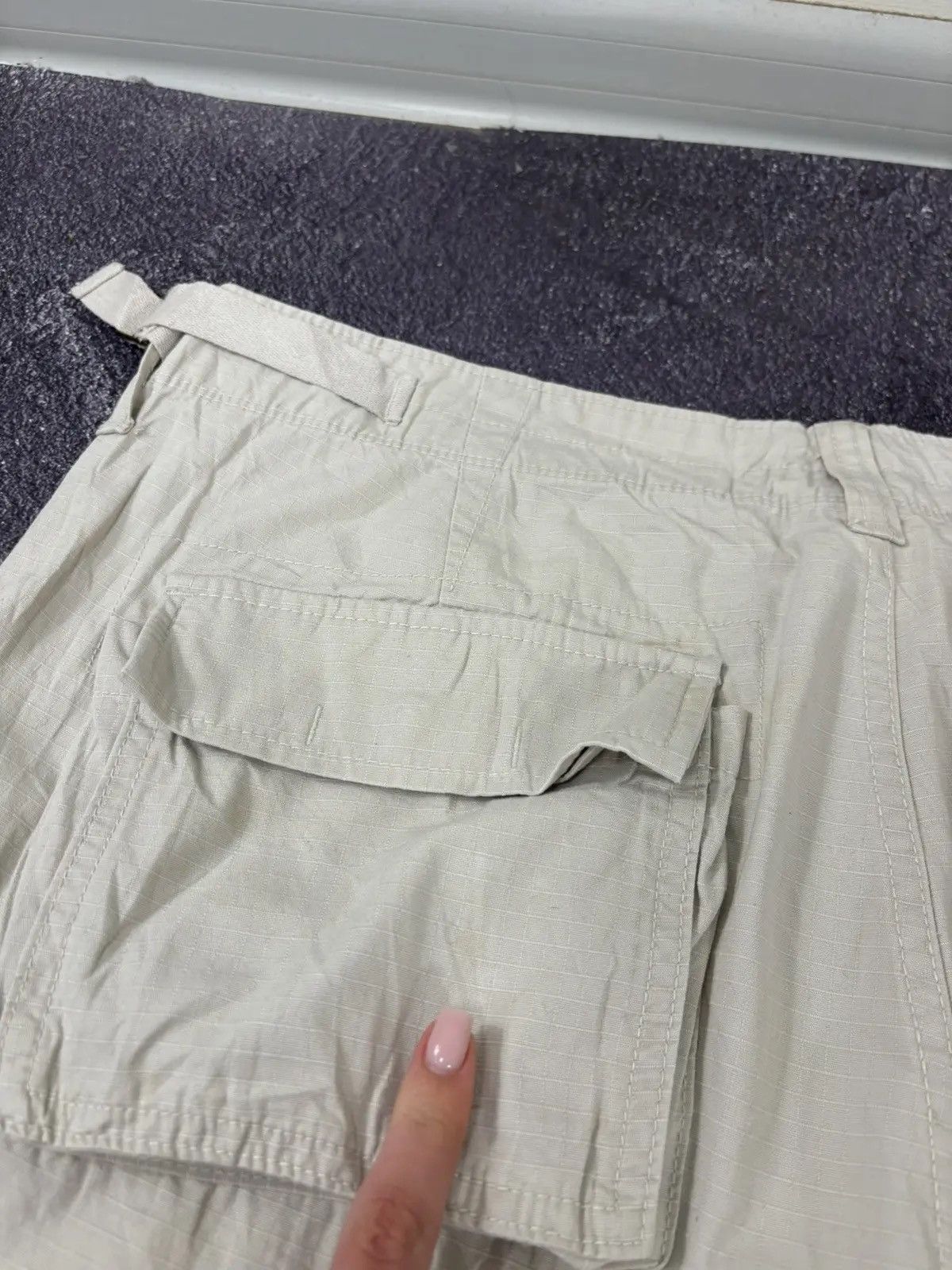Polo Ralph Lauren × Ralph Lauren × Vintage Vintage Polo Jeans Ralph Lauren Utility Baggy Cargo Shorts Size US 38 / EU 54 - 14 Thumbnail