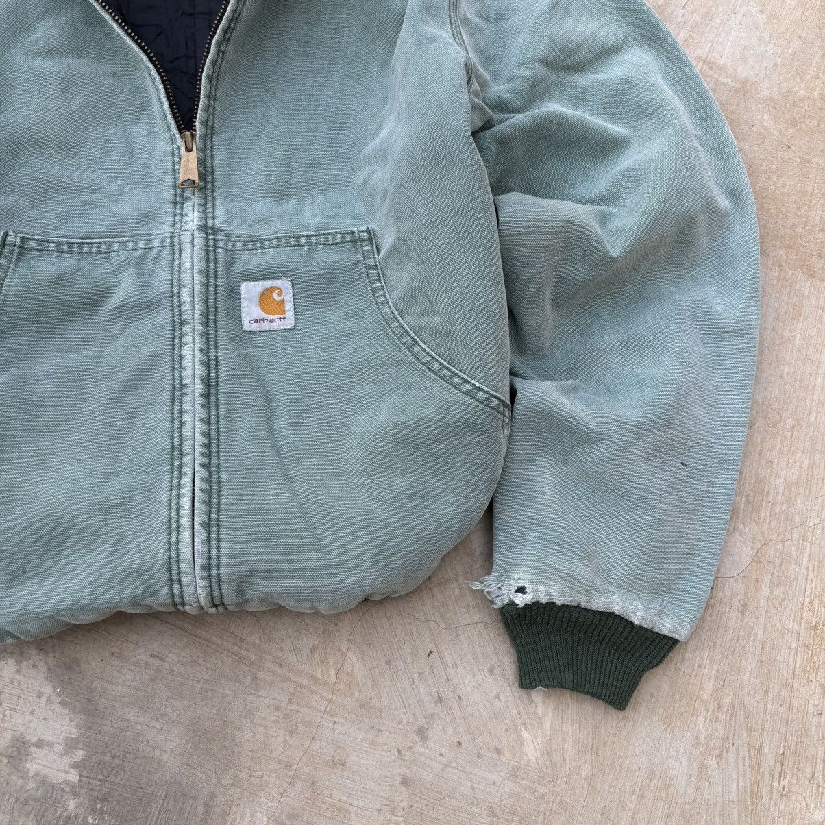 Carhartt Vintage 90s Sunfaded Carhartt Active Hood Jacket Size US S / EU 44-46 / 1 - 4 Thumbnail
