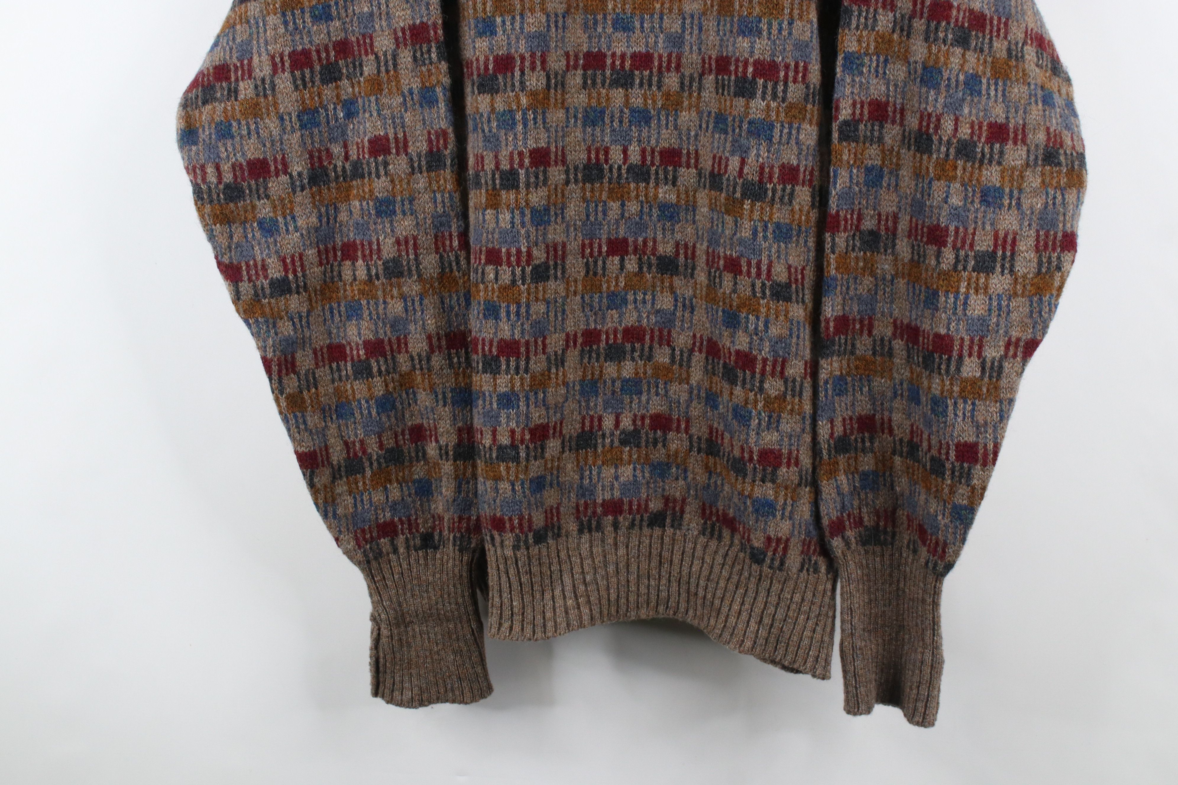 Vintage × Woolrich Woolen Mills Vintage 90s Woolrich Heavyweight Wool Knit Crewneck Sweater Size US M / EU 48-50 / 2 - 3 Thumbnail