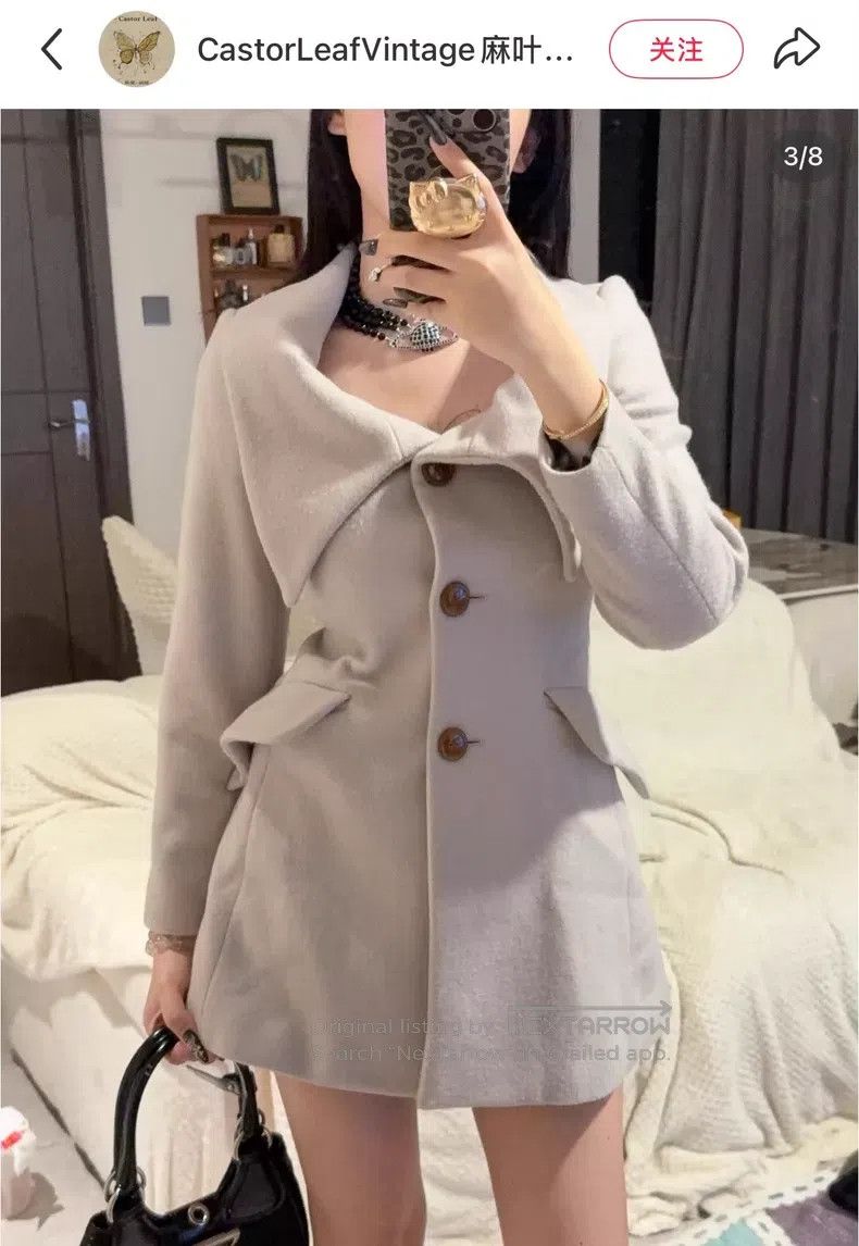 Vivienne Westwood Vivienne Westwood White Witch Slim Coat Size M / US 6-8 / IT 42-44 - 1 Thumbnail