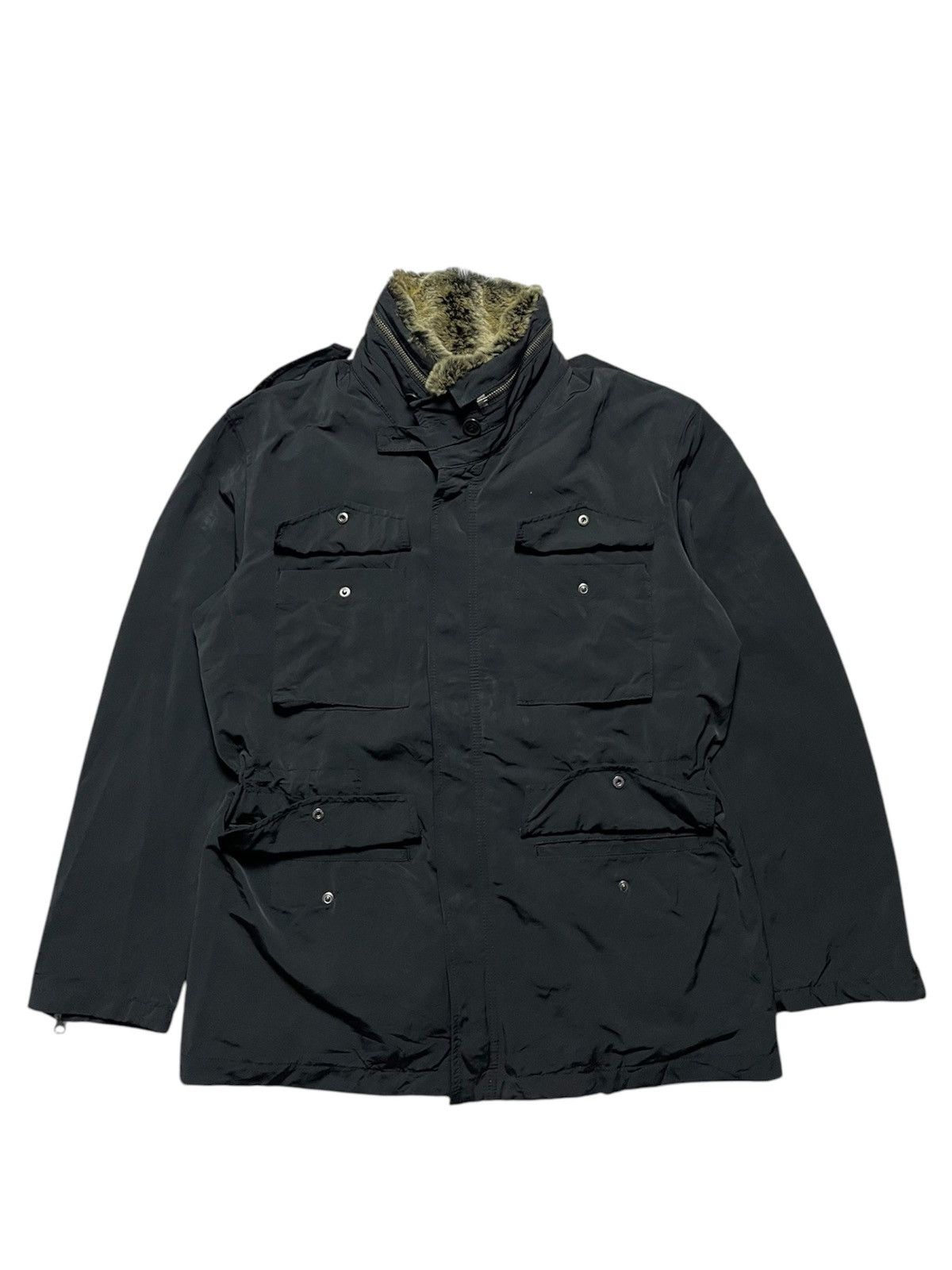 14th Addiction × If Six Was Nine × Le Grande Bleu (L.G.B.) Cerruti 1881 - Military Gothic Dystopian Jacket Size US M / EU 48-50 / 2 - 2 Thumbnail