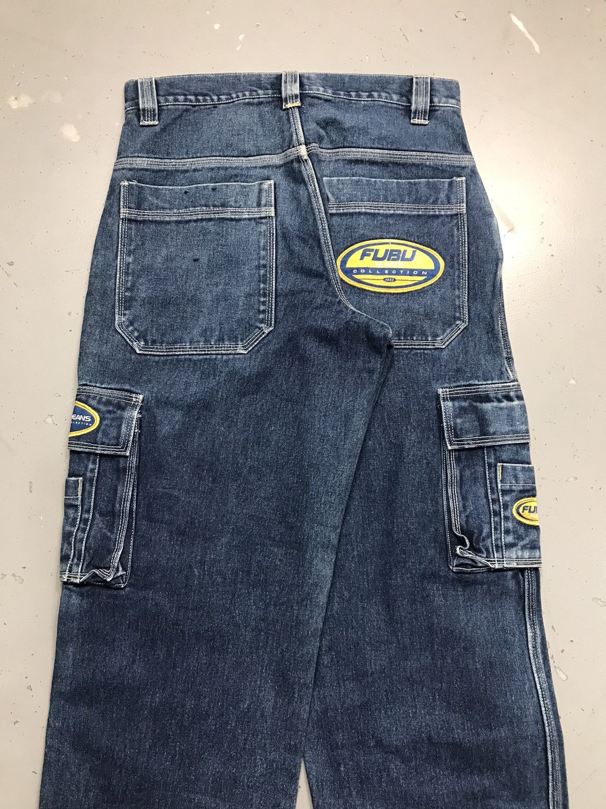 Fubu Vintage Fubu the collection patchwork cargo denim Size US 34 / EU 50 - 15 Thumbnail