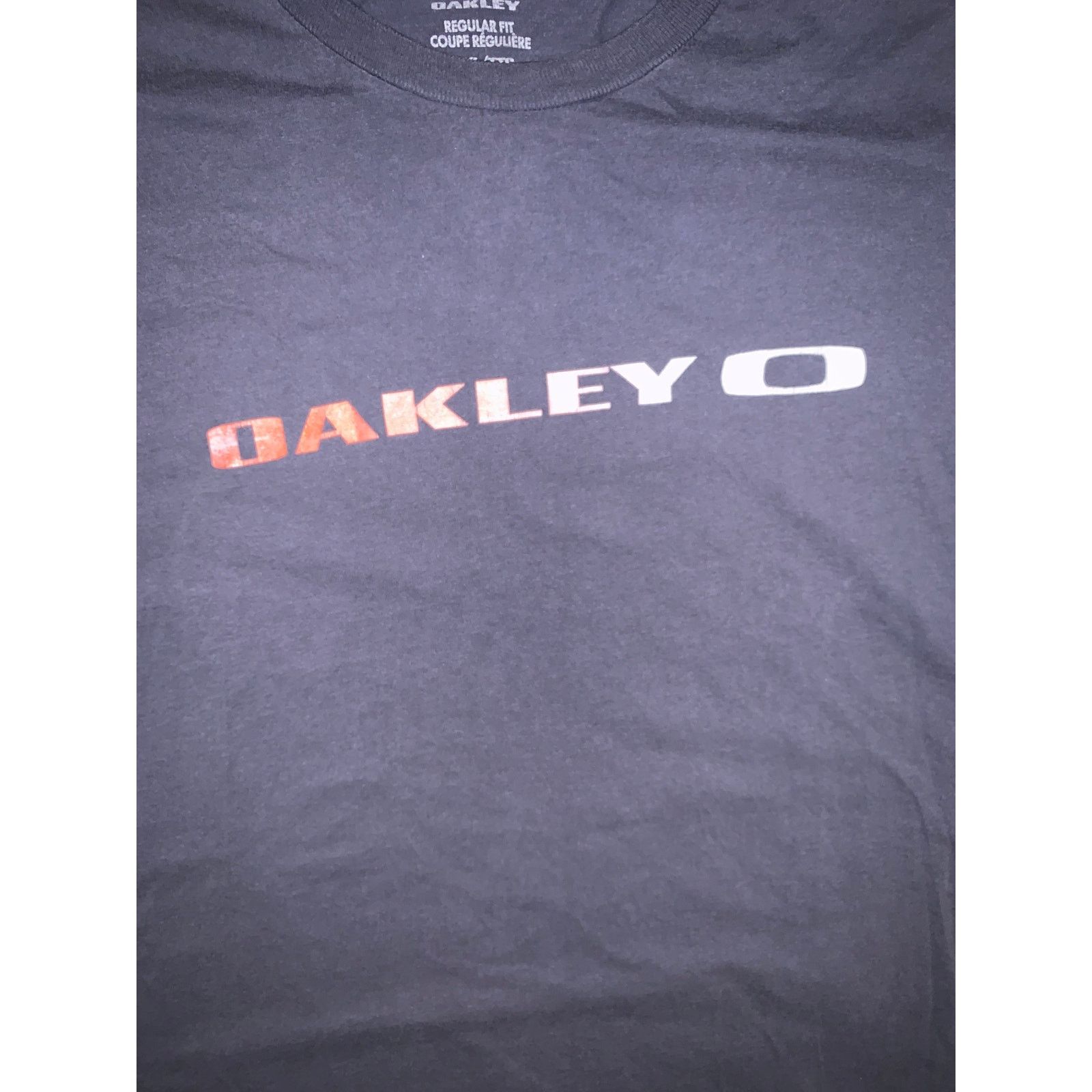 Oakley Oakley Graphic T Shirt XXL Charcoal Gray Logo Streetwear Tee Size US XXL / EU 58 / 5 - 3 Thumbnail