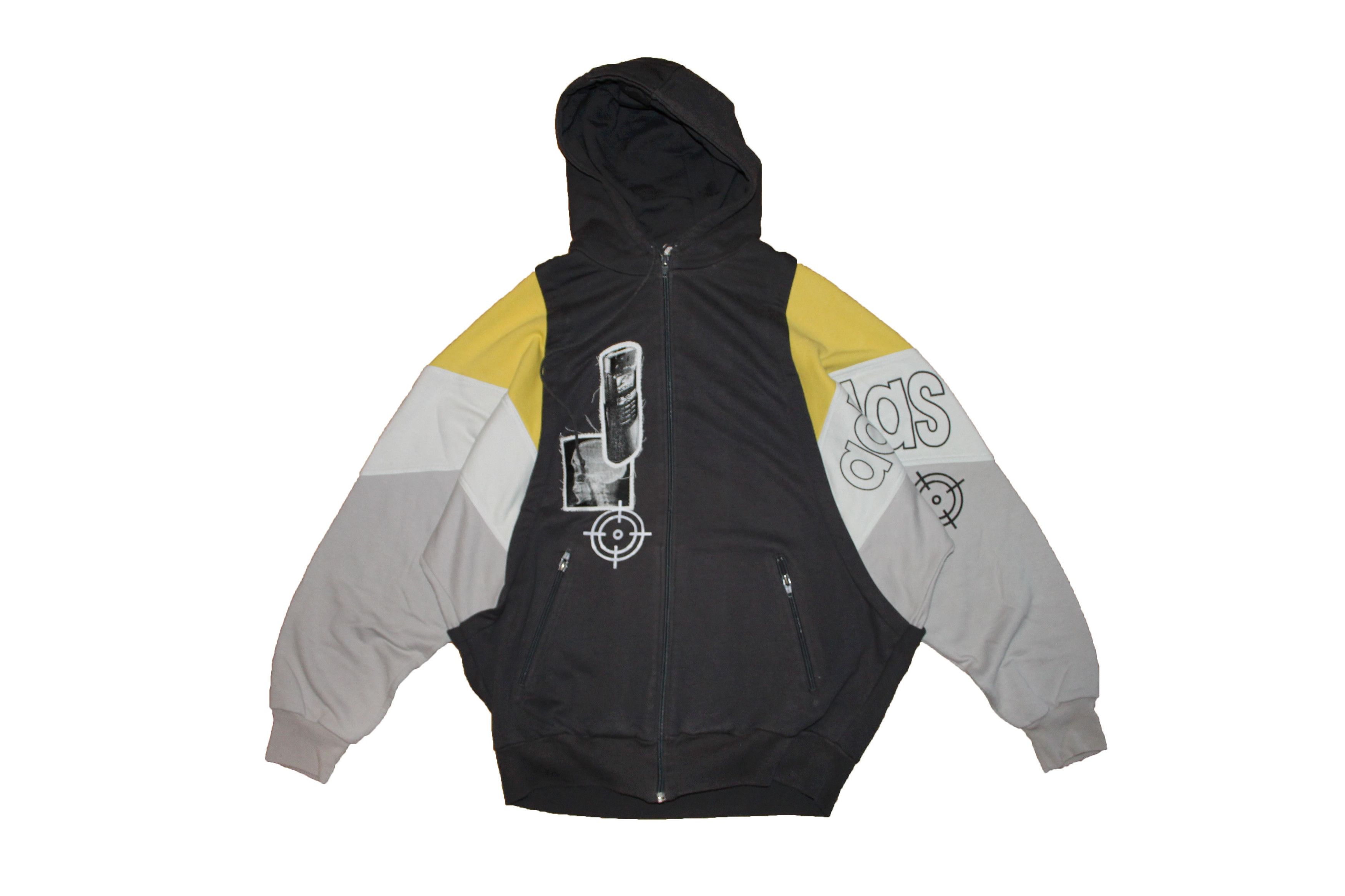 Adidas Adidas 90s Custom Full Zip hoodie Size US L / EU 52-54 / 3 - 2 Thumbnail