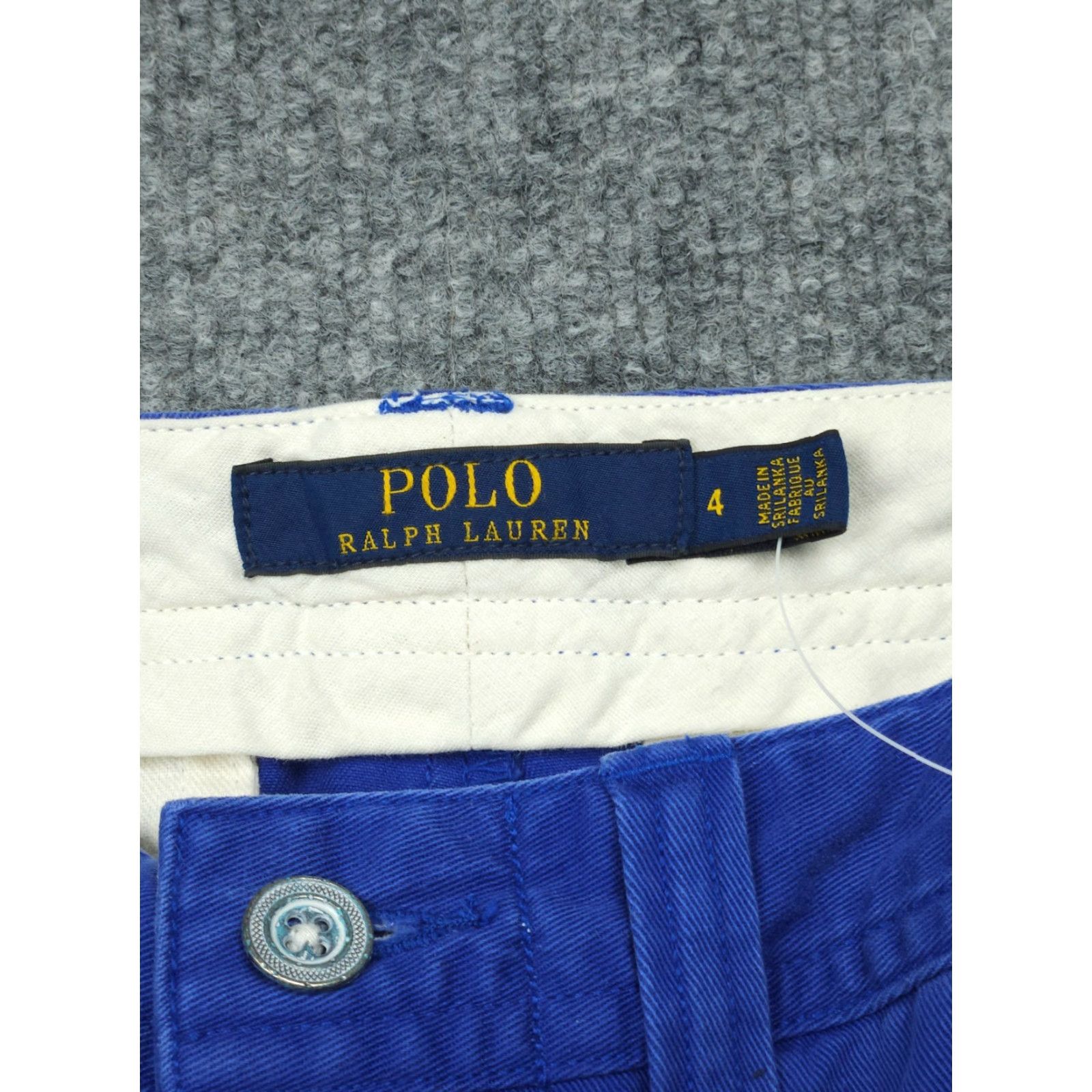 Polo Ralph Lauren Polo Ralph Lauren Shorts Women's 4 Royal Blue 100% Cotton Twill 4" Inseam NWT Size 27" / US 4 / IT 40 - 5 Thumbnail