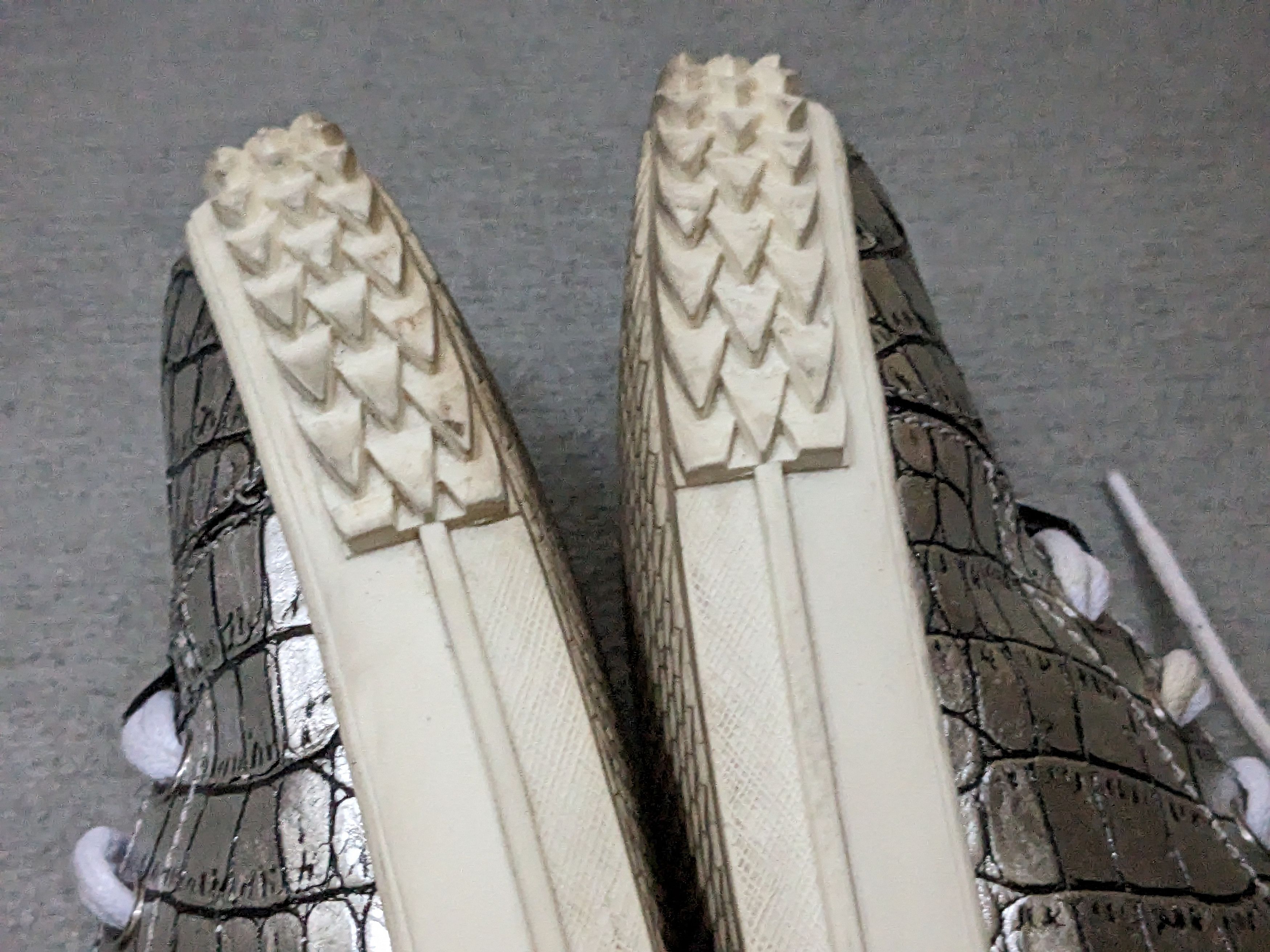 Giuseppe Zanotti Giuseppe Zanotti Sneakers Silver Crocodile Embossed High Top Size US 10 / EU 43 - 5 Thumbnail