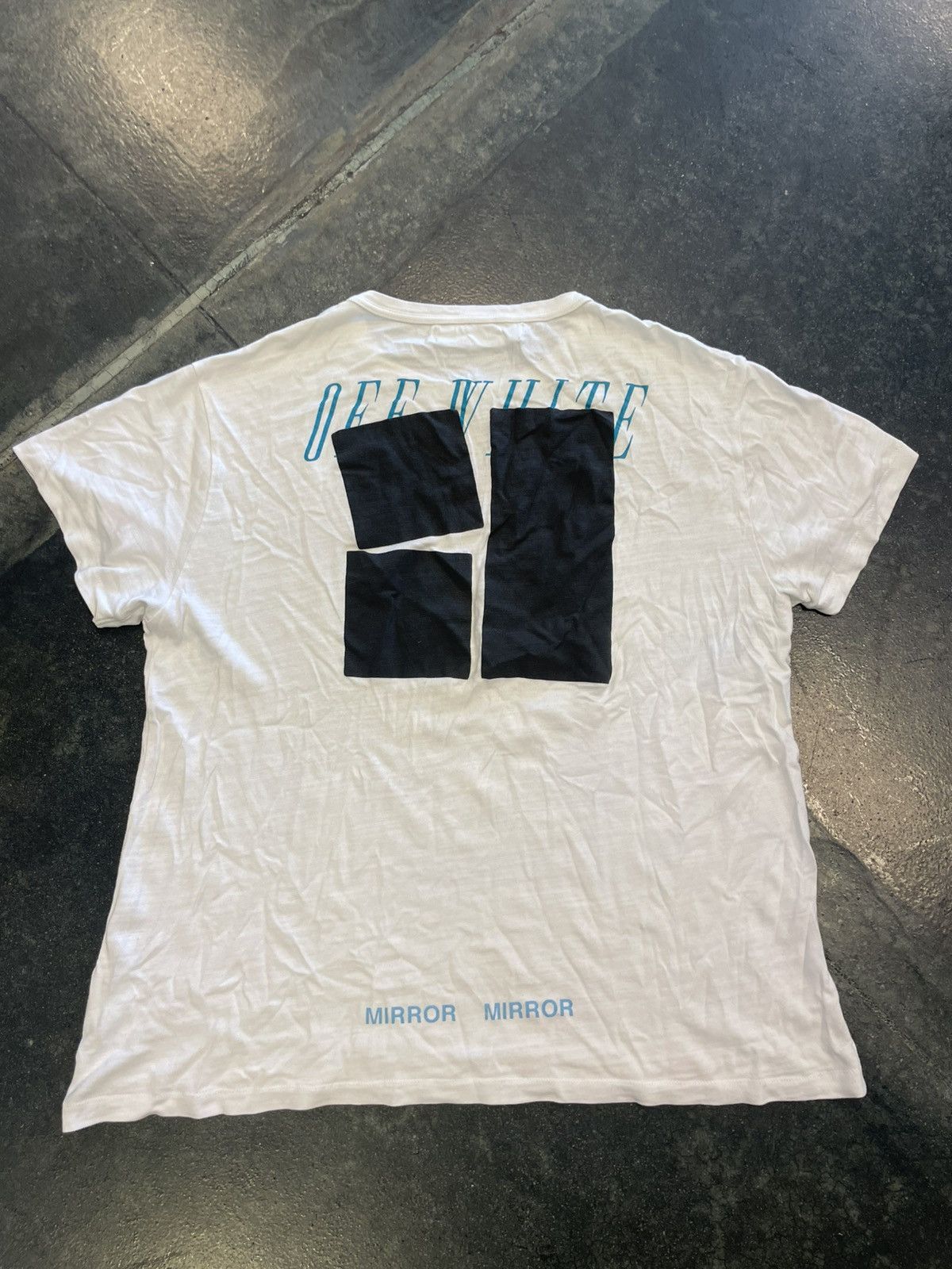 Off-White Off White Mirror Tee Size US XL / EU 56 / 4 - 2 Thumbnail