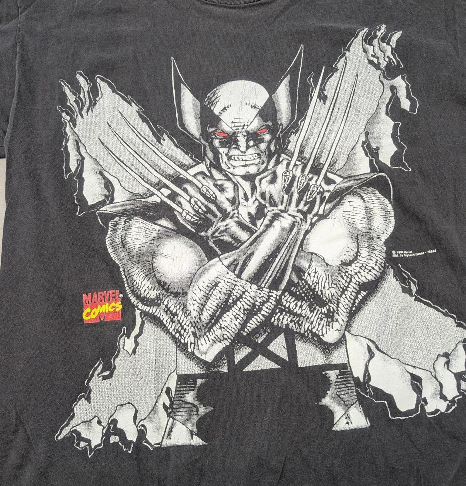 Marvel Comics Vintage 90s Weapon X Wolverine Marvel Comics Signal t-shirt Size US XL / EU 56 / 4 - 2 Thumbnail