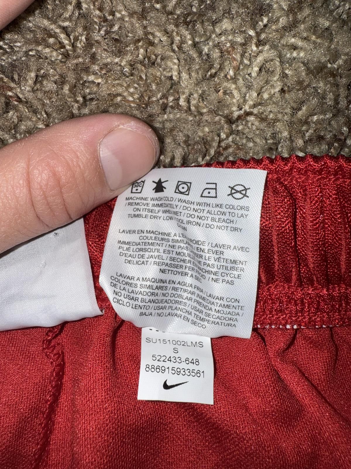 Nike Nike Big Kid's (Boy's) Basketball Training Workout Red Short Size US 26 / EU 42 - 2 Thumbnail