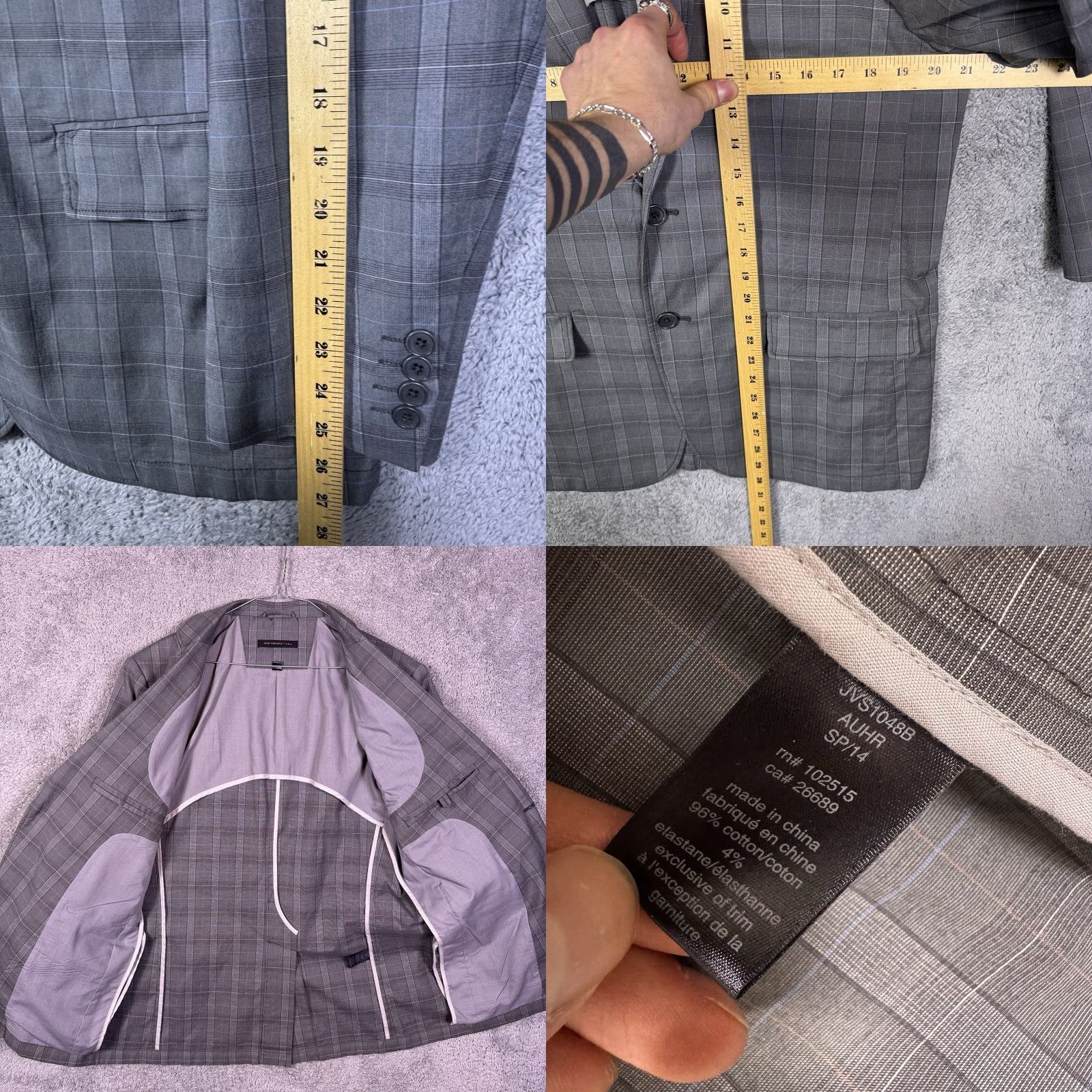 John Varvatos John Varvatos Blazer Shirt? Size 42R - 8 Thumbnail