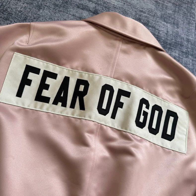 Fear of God Fear of God Pink medal jacket Size US M / EU 48-50 / 2 - 7 Thumbnail