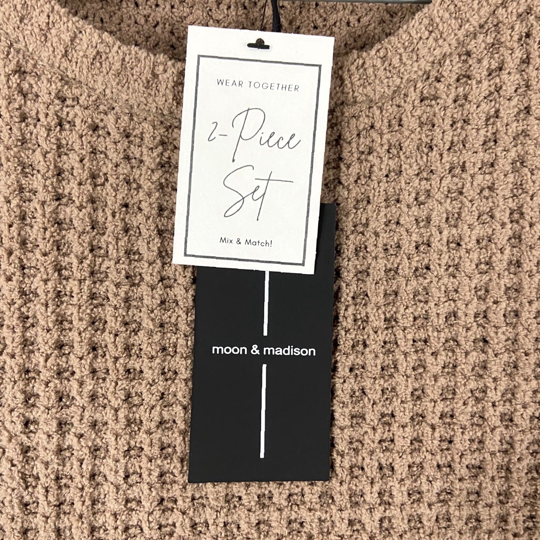 Madison VINTAGE Moon & Madison Sweater Women’s M Pullover Brown Moon Women Size M / US 6-8 / IT 42-44 - 6 Thumbnail