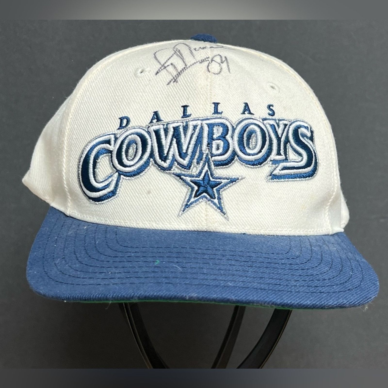 American Needle Vintage Dallas Cowboys Jay Novacek Autographed Hat RARE Size ONE SIZE - 1 Thumbnail